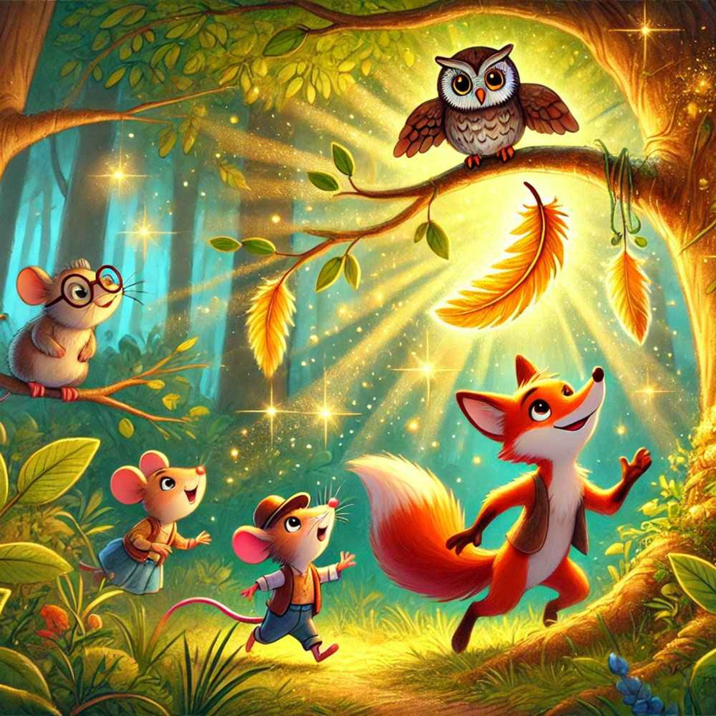 212 | Beginner - Short Story: Freddy and the Floating Feather [English Listening Practice]