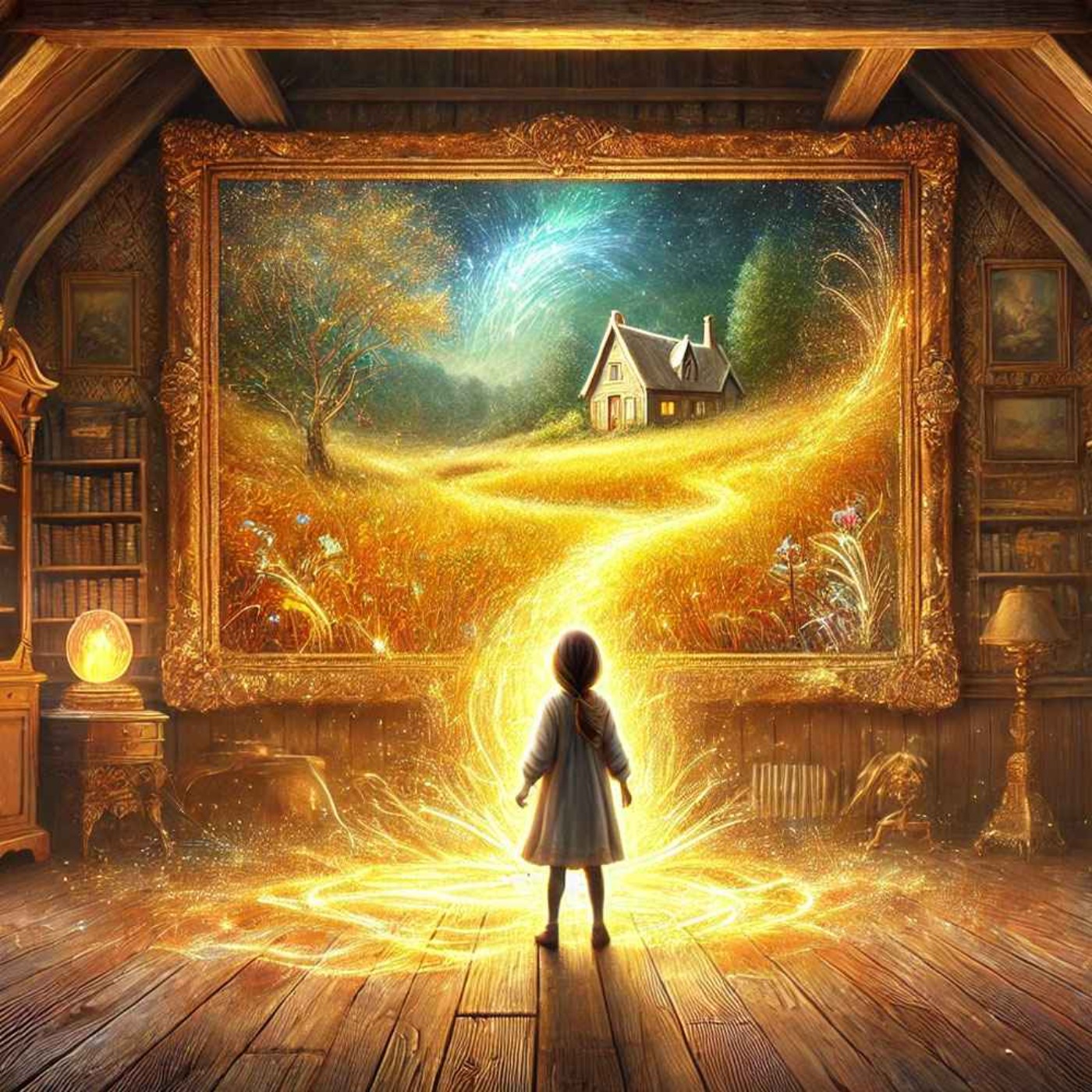 295 | Beginner - Short Story: The Alive Painting [English Listening Practice]