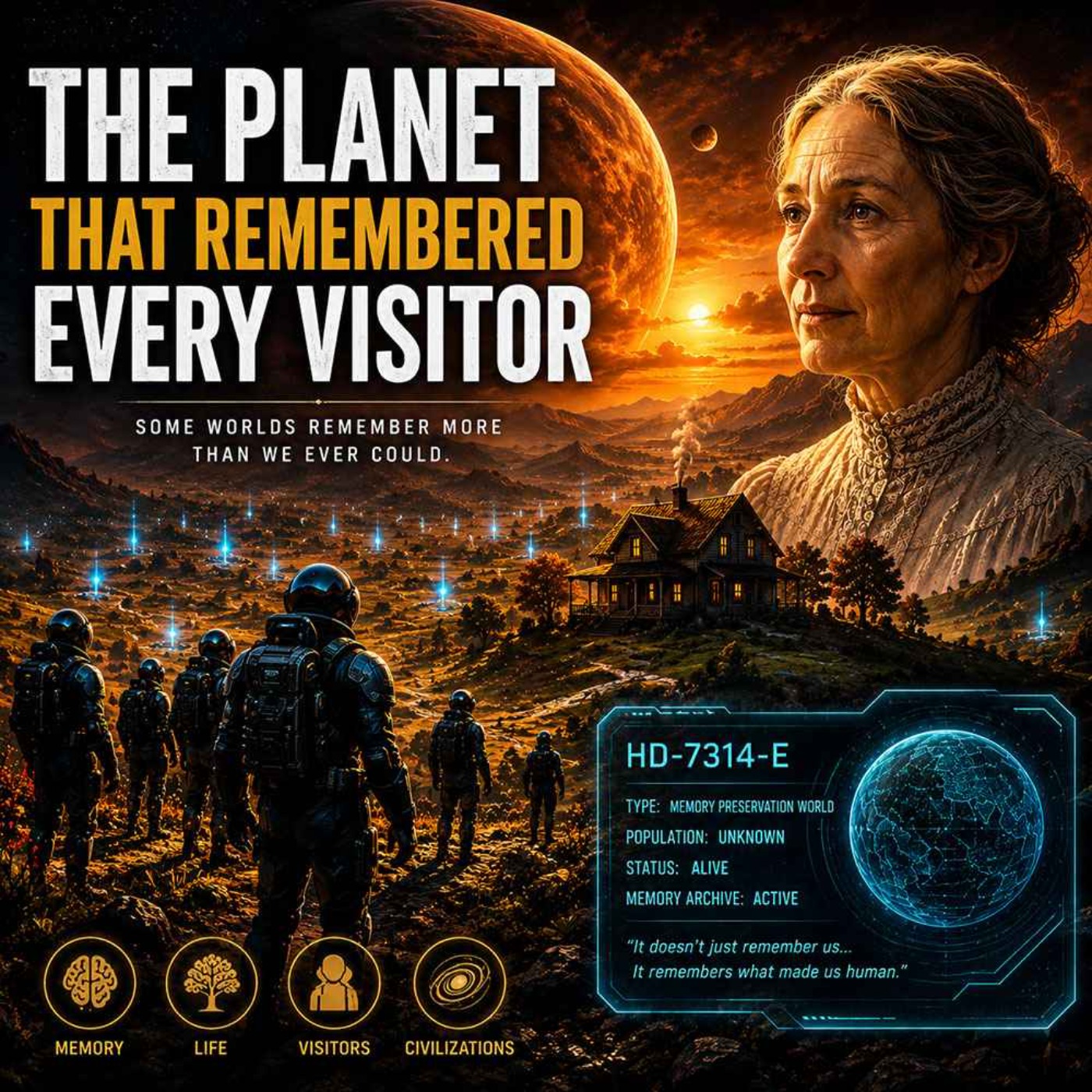 356 | Short Story: The Planet That Remembered Every Visitor episode artwork