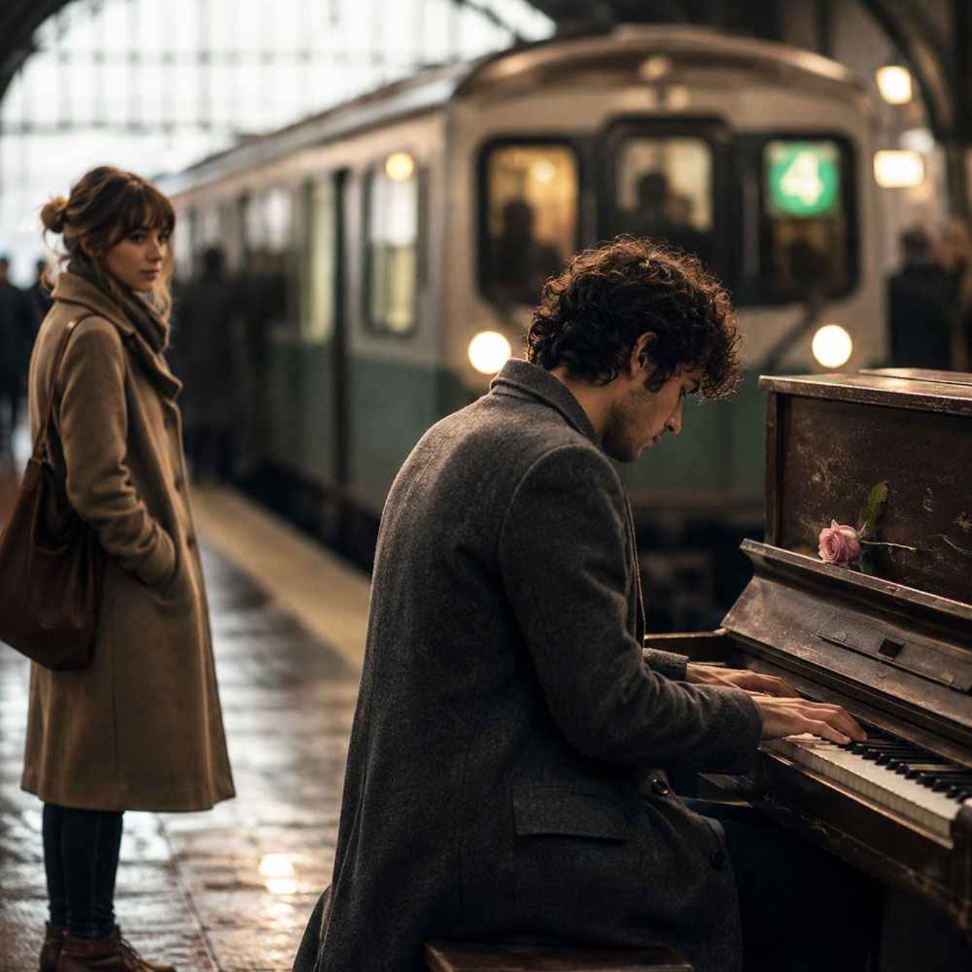 361 | Short Story: The Song on Platform Four (Intermediate English Story)