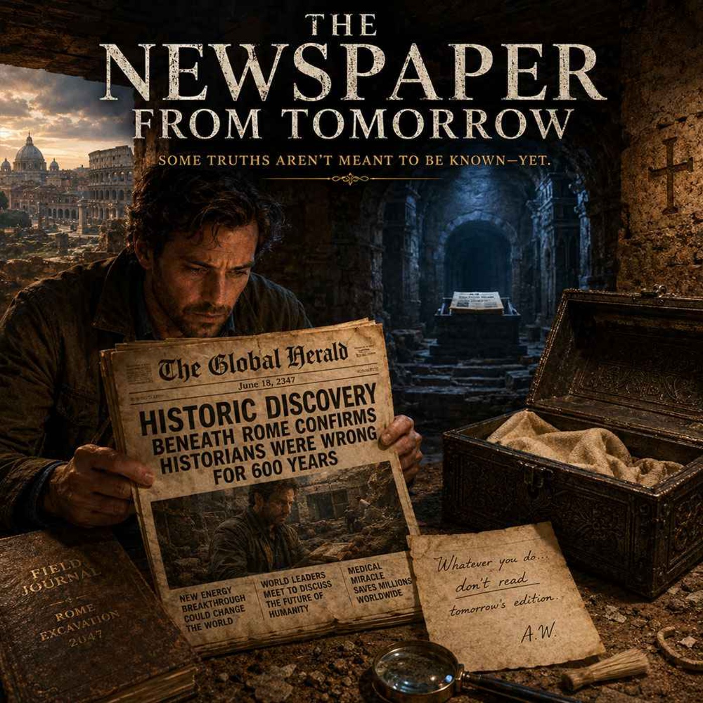 367 | Short Story: The Newspaper from Tomorrow (Advanced English Story)