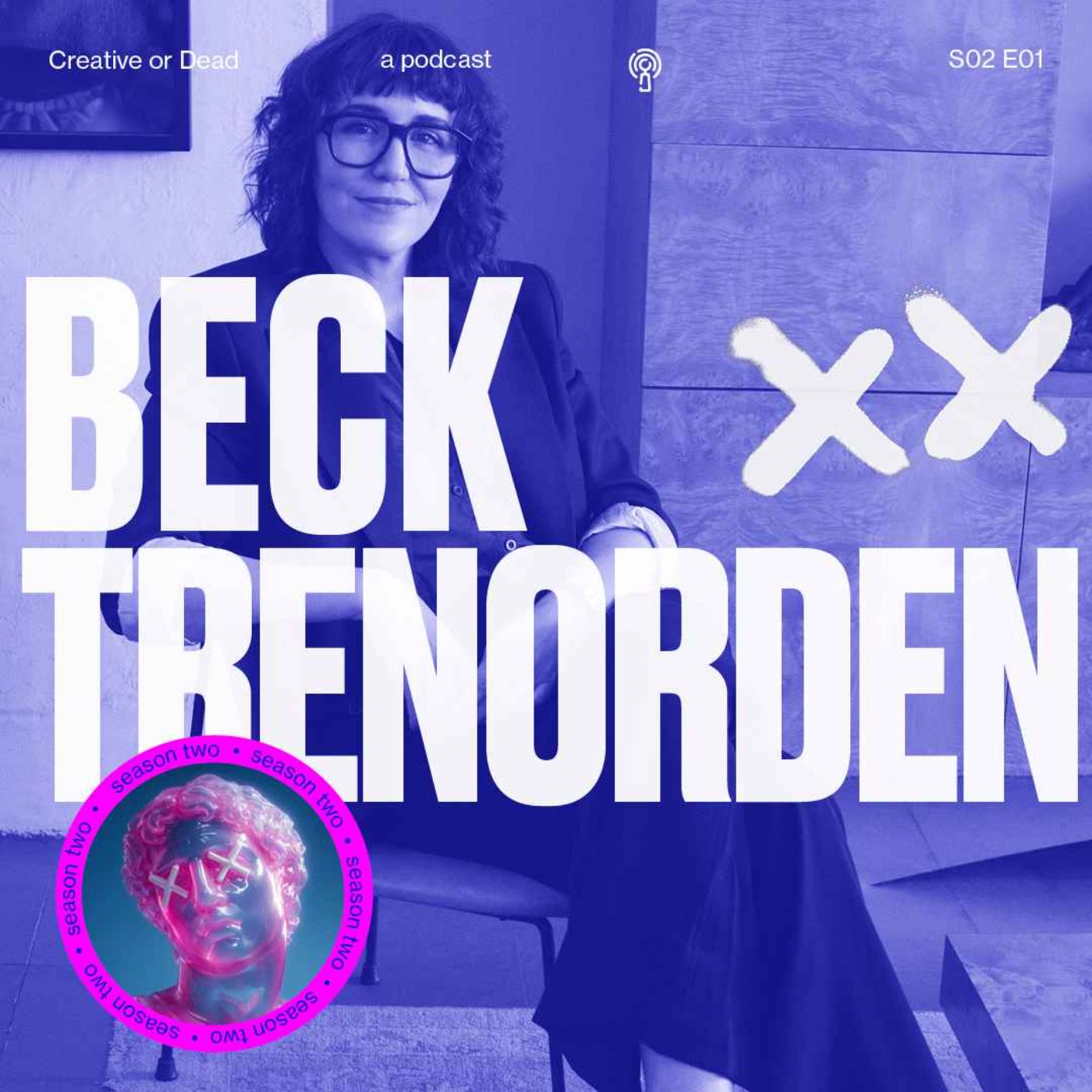 Sketching out ideas with interior designer Beck Trenorden