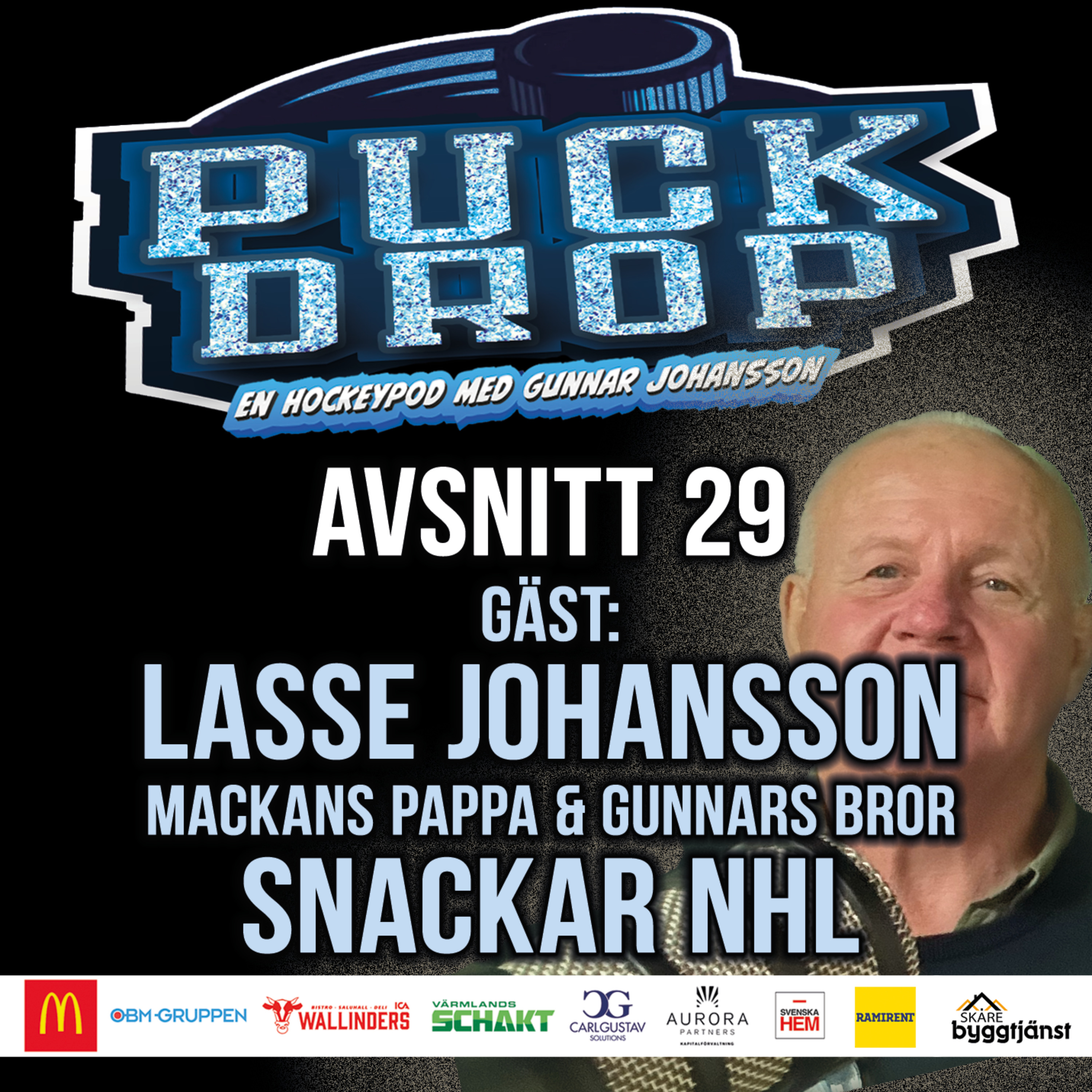 NHL med Mackans pappa Lasse Johansson... Ja, det är Gunnars brorsa också!