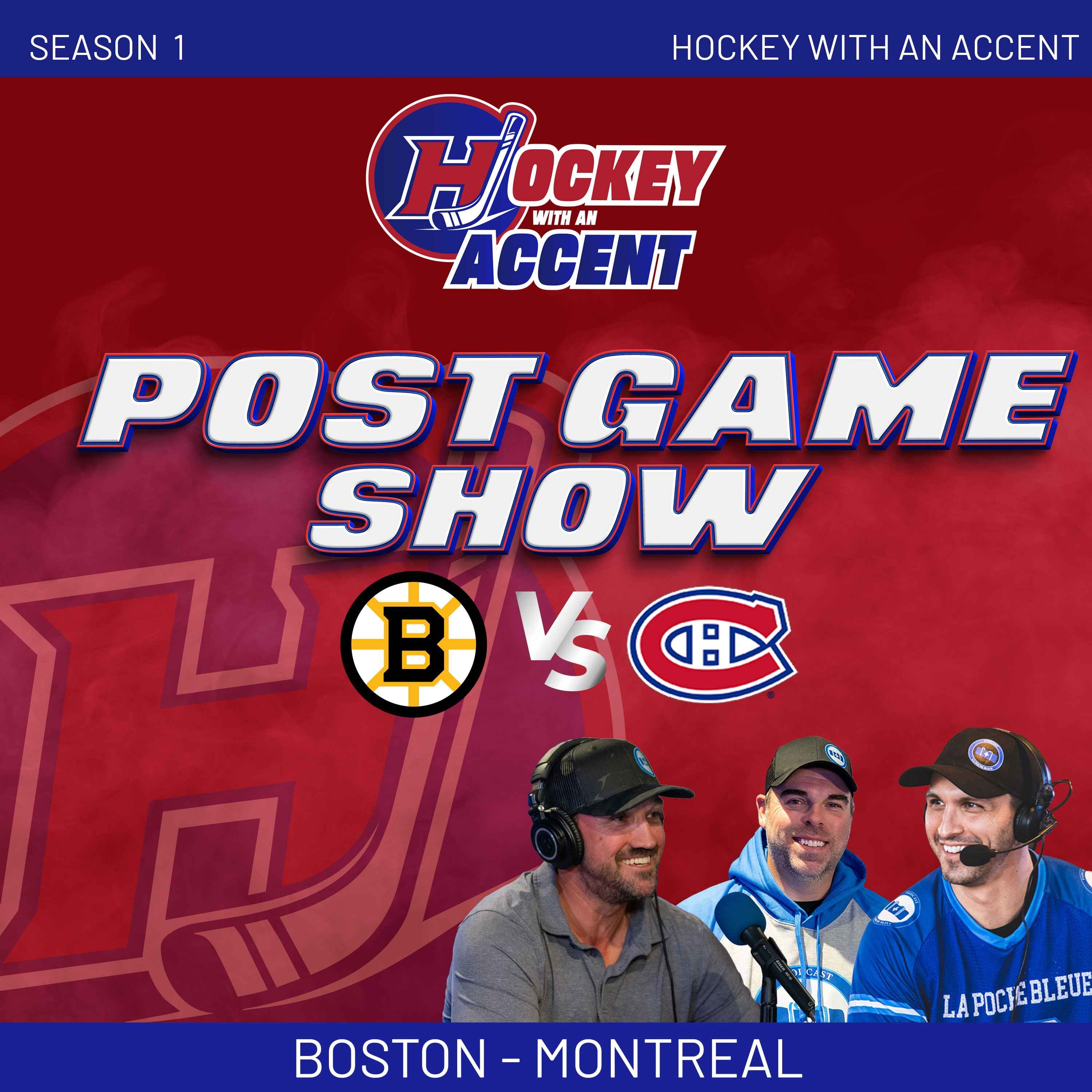 Caufield Hits 40 Goals | Habs postgame with Ray Bourque & Pat Bergeron | Hockey with an Accent |SH03