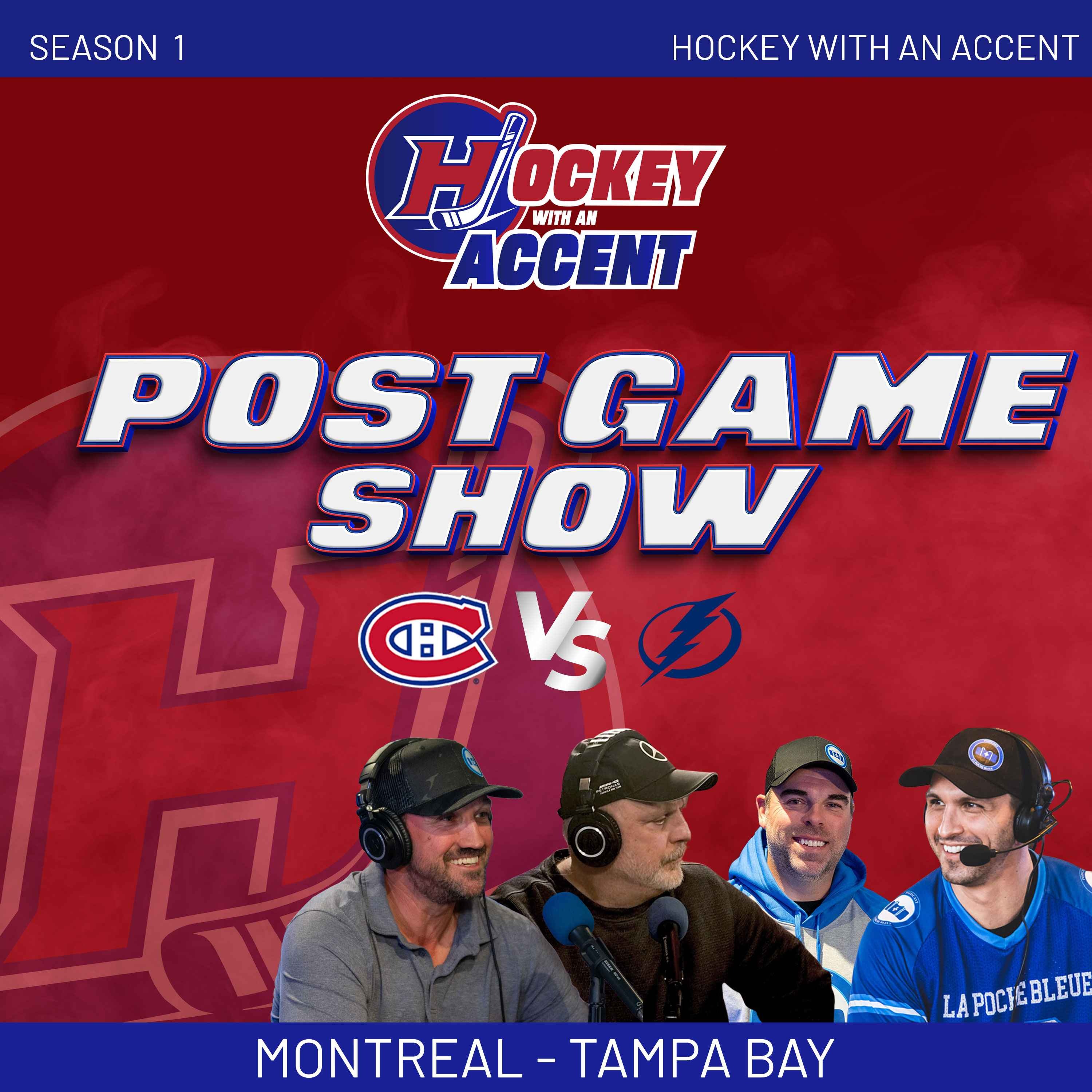 Dobes, Slafkovsky & Caufield Take Down the Lightning | HABS POSTGAME | Hockey with an Accent | SH08