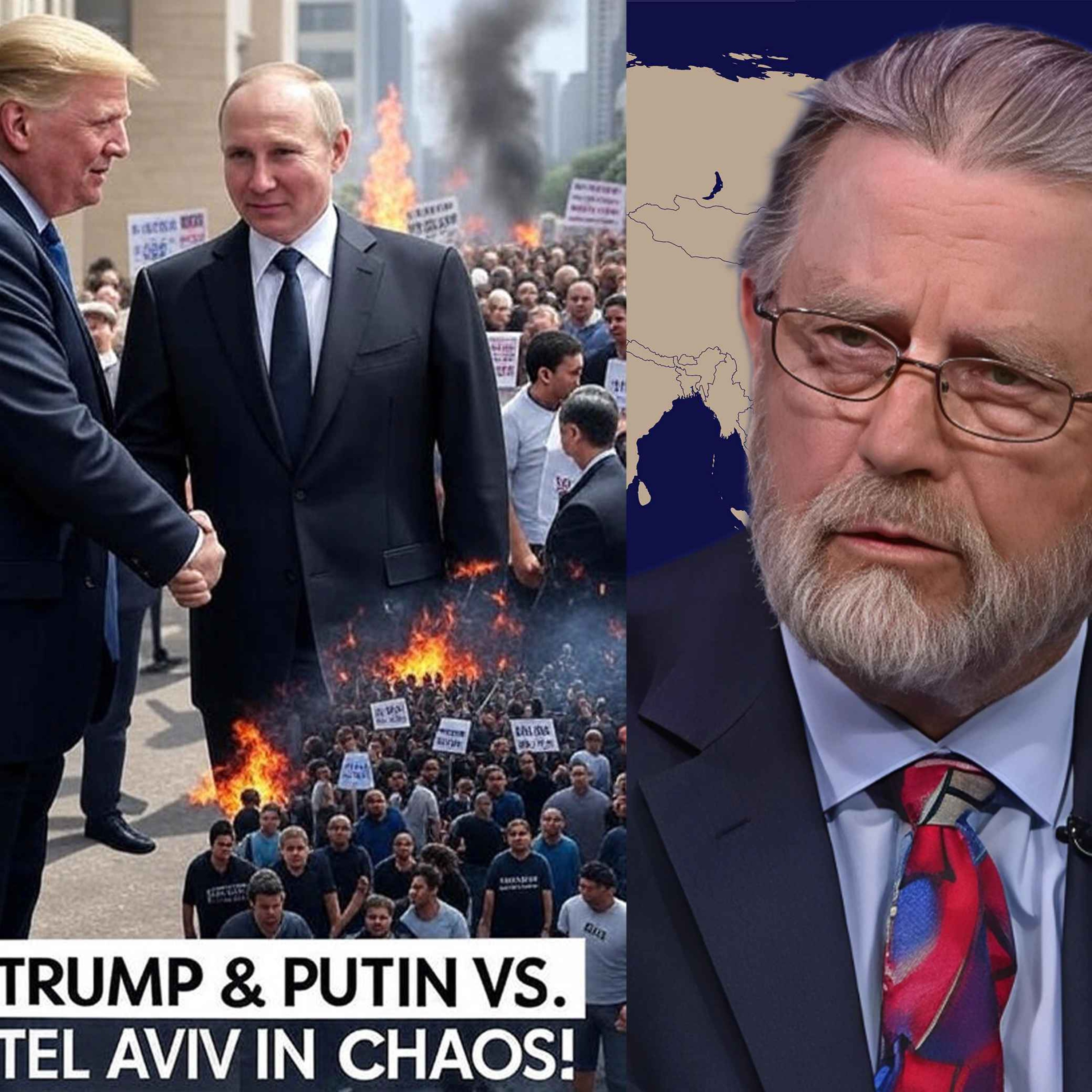 Larry C. Johnson: Trump–Putin Meeting in Turmoil as Tel Aviv Explodes in Protest!