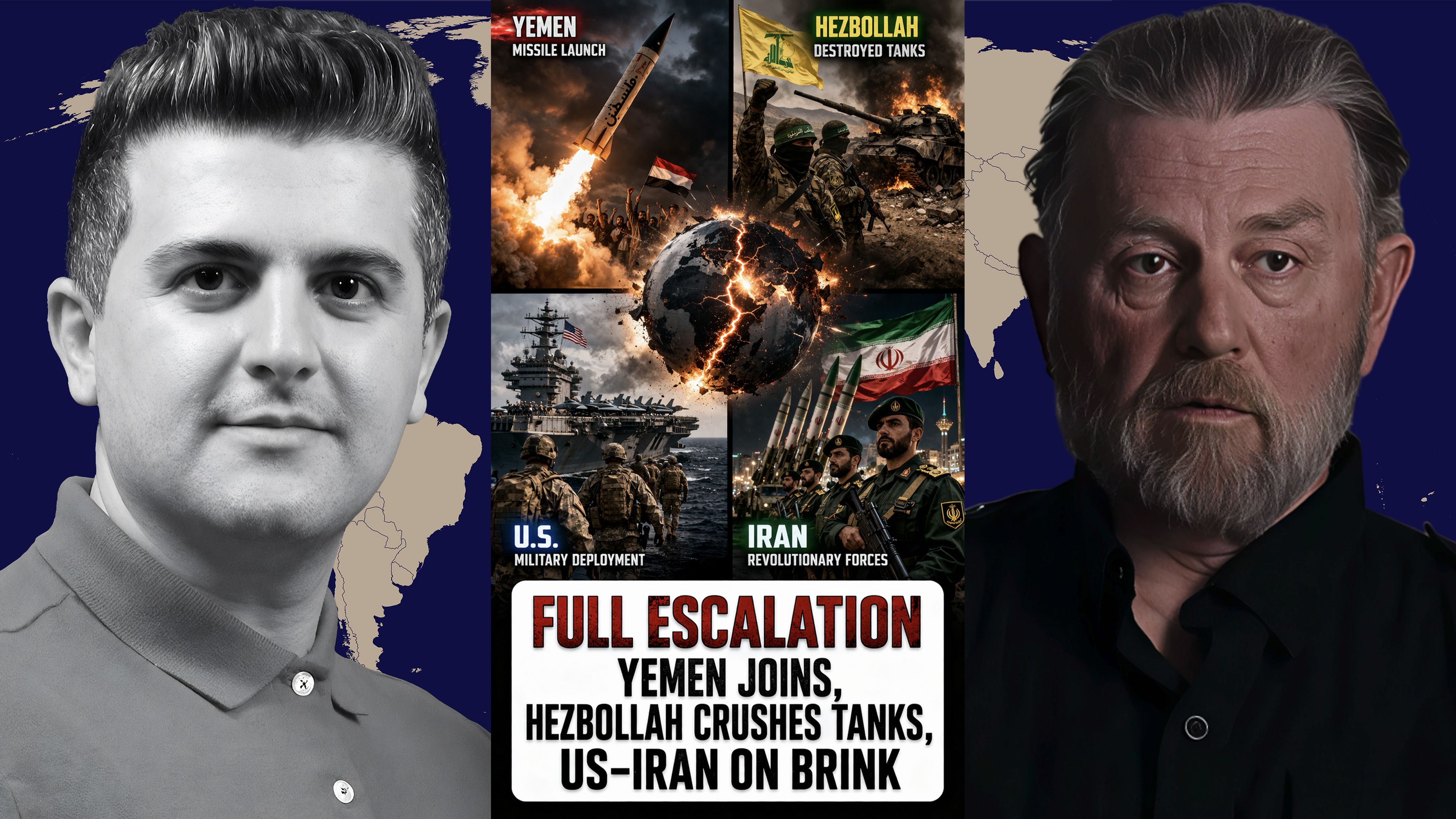 Larry C. Johnson: FULL ESCALATION: Yemen Joins, Hezbollah Crushes Tanks, US–Iran on Brink