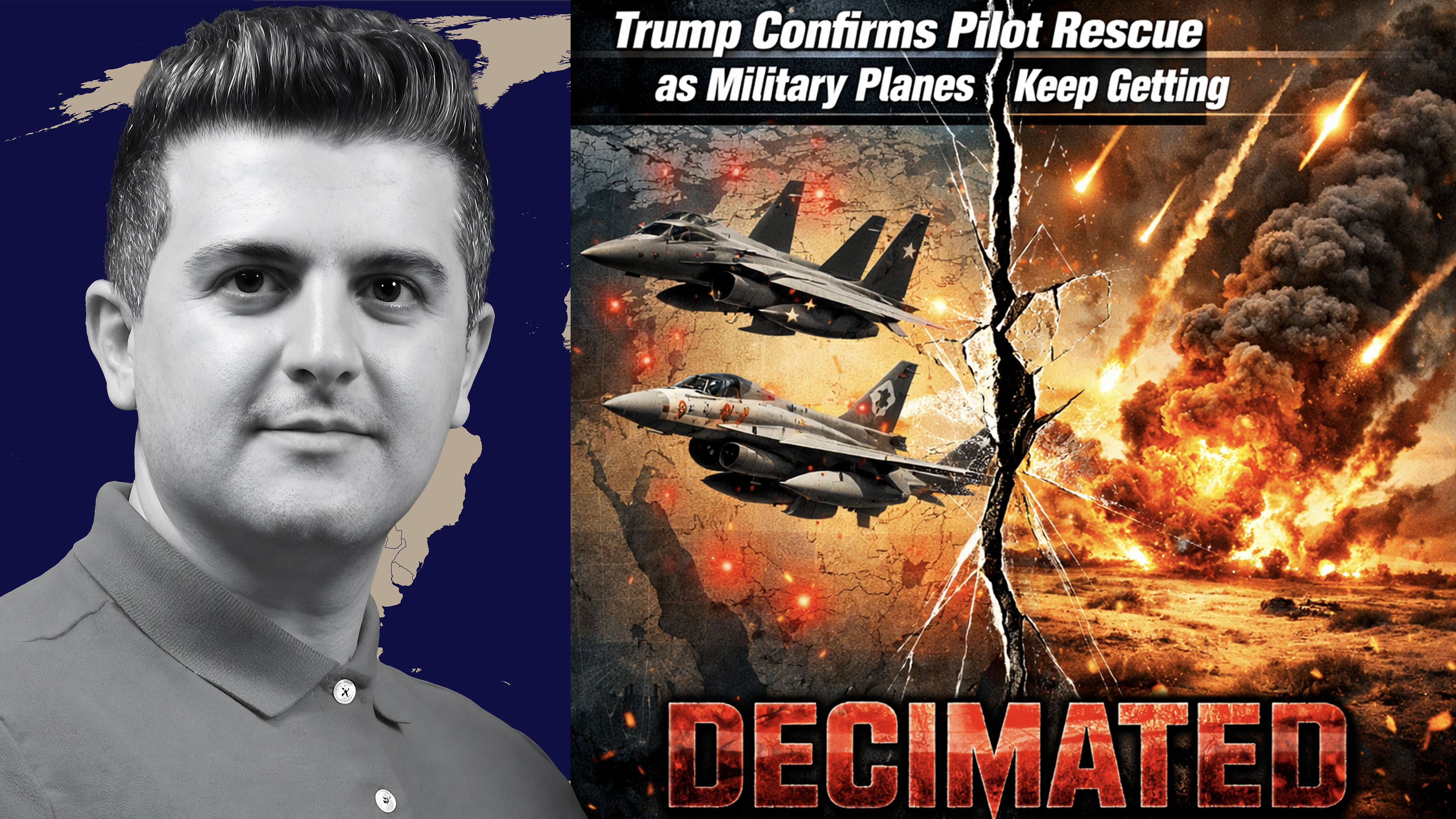Nima R. Alkhorshid: Trump Confirms Pilot Rescue as Military Planes Keep Getting DECIMATED