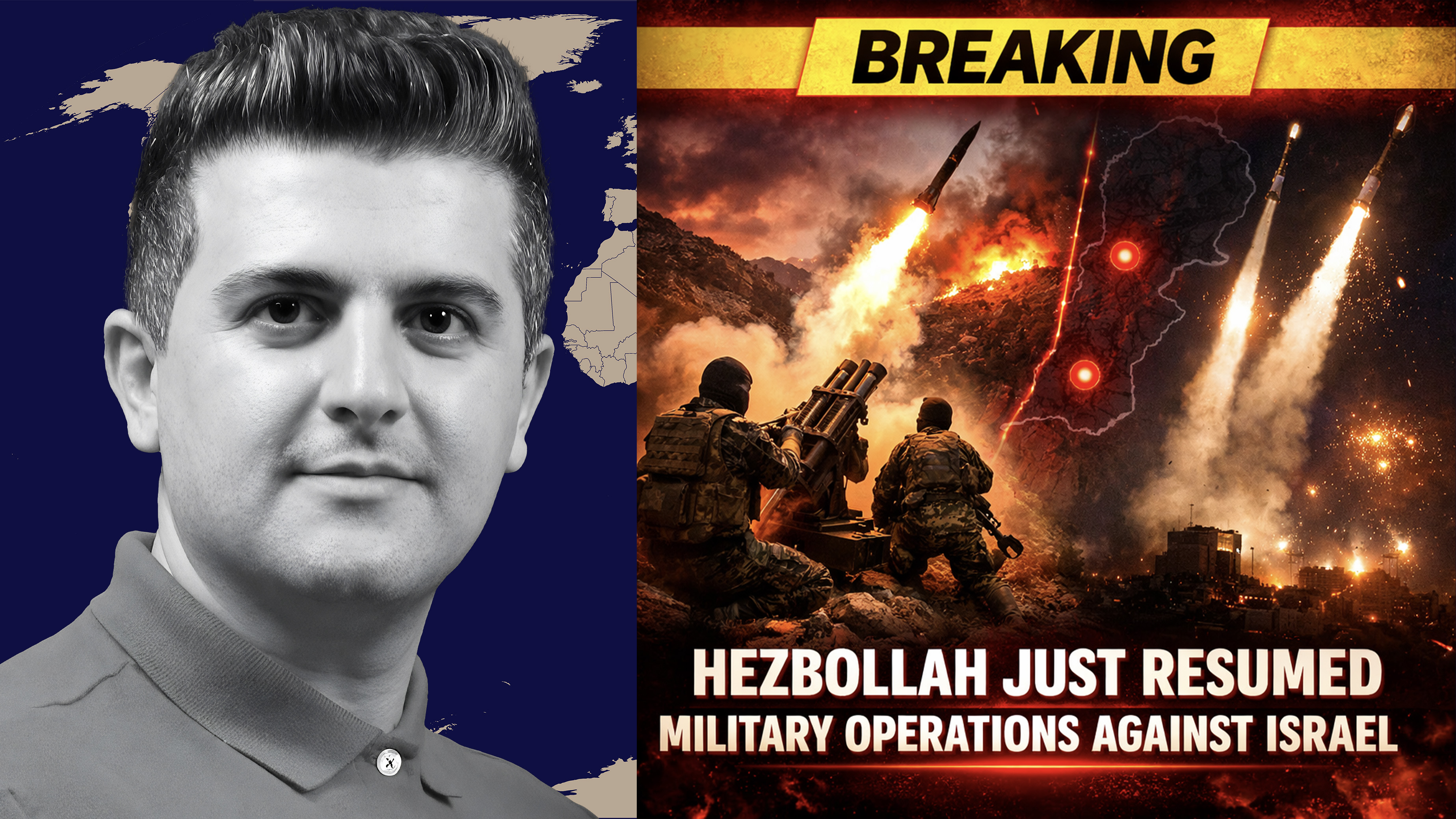Nima R. Alkhorshid: BREAKING: Hezbollah Just Resumed Military Operations Against Israel
