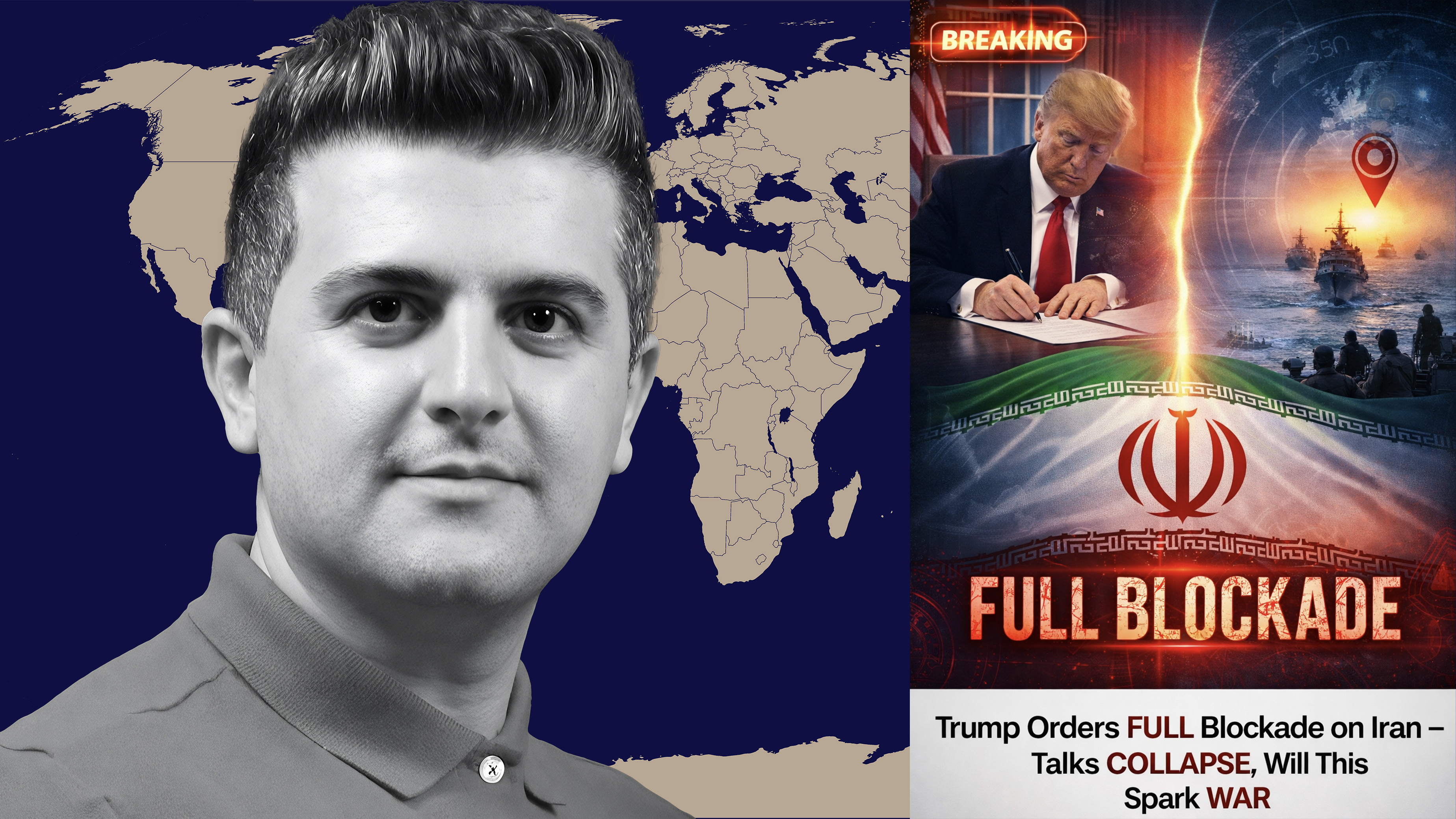 Nima R. Alkhorshid: Trump Orders FULL Blockade on Iran – Talks COLLAPSE, Will This Spark WAR?