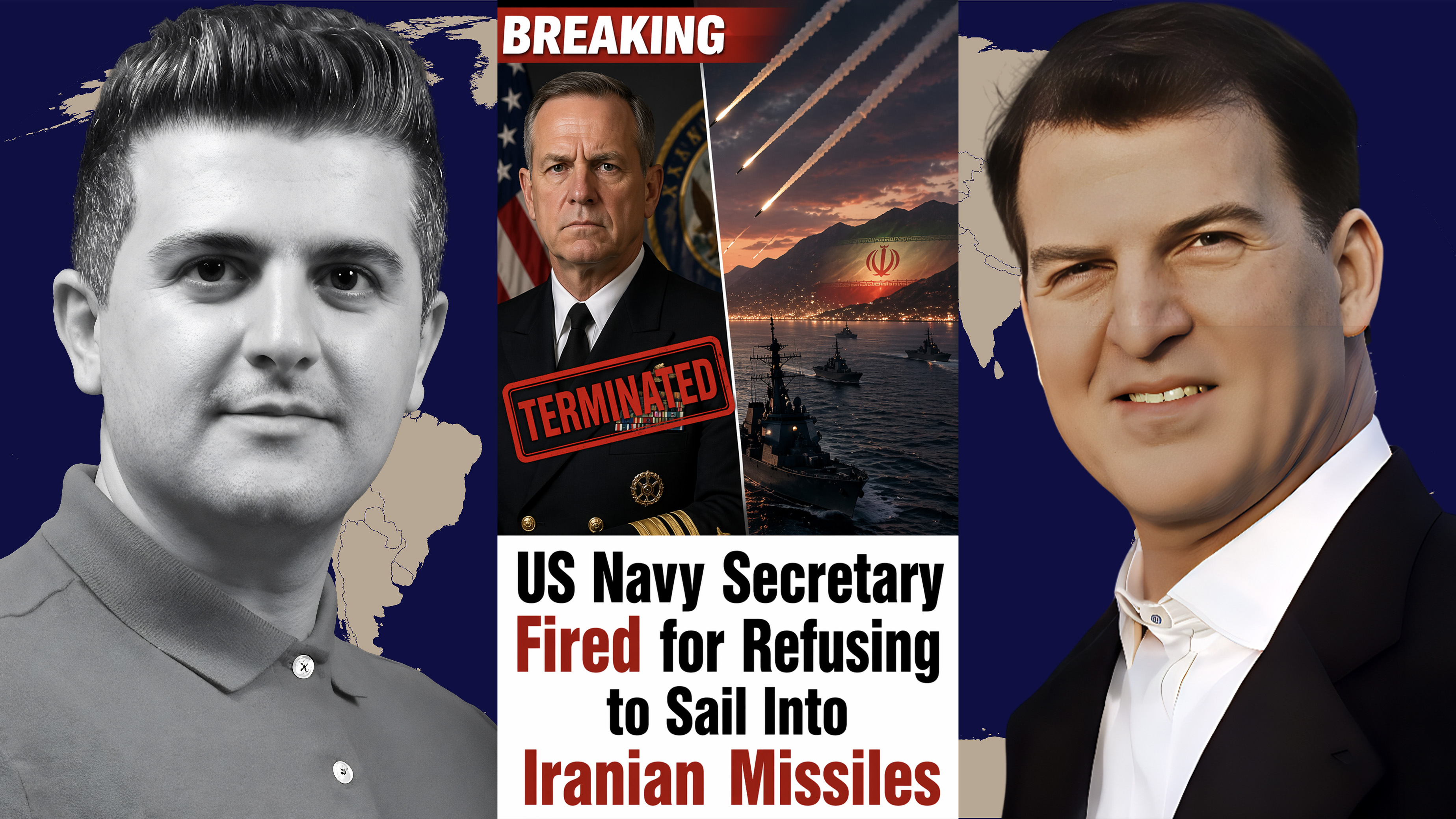 David Pyne: US Navy Secretary Fired for Refusing to Sail Into Iranian Missiles