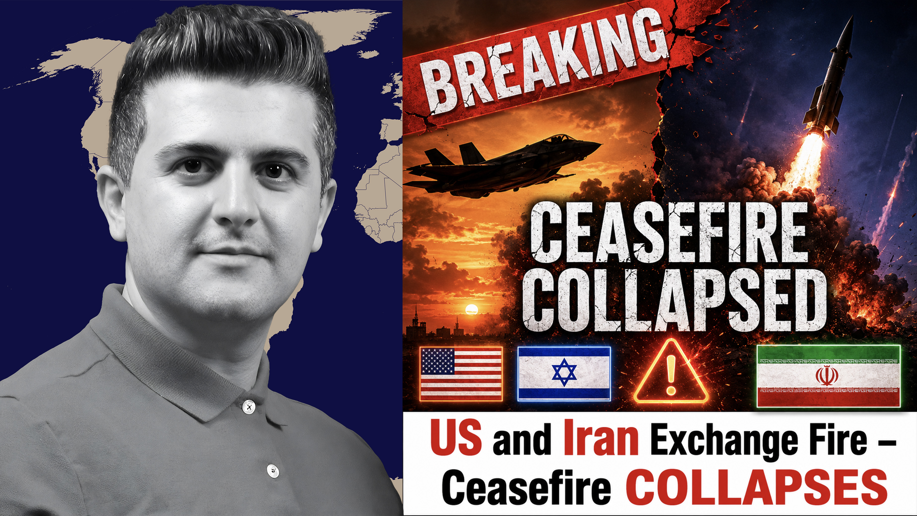 Nima R. Alkhorshid: BREAKING: US and Iran Exchange Fire – Ceasefire COLLAPSES