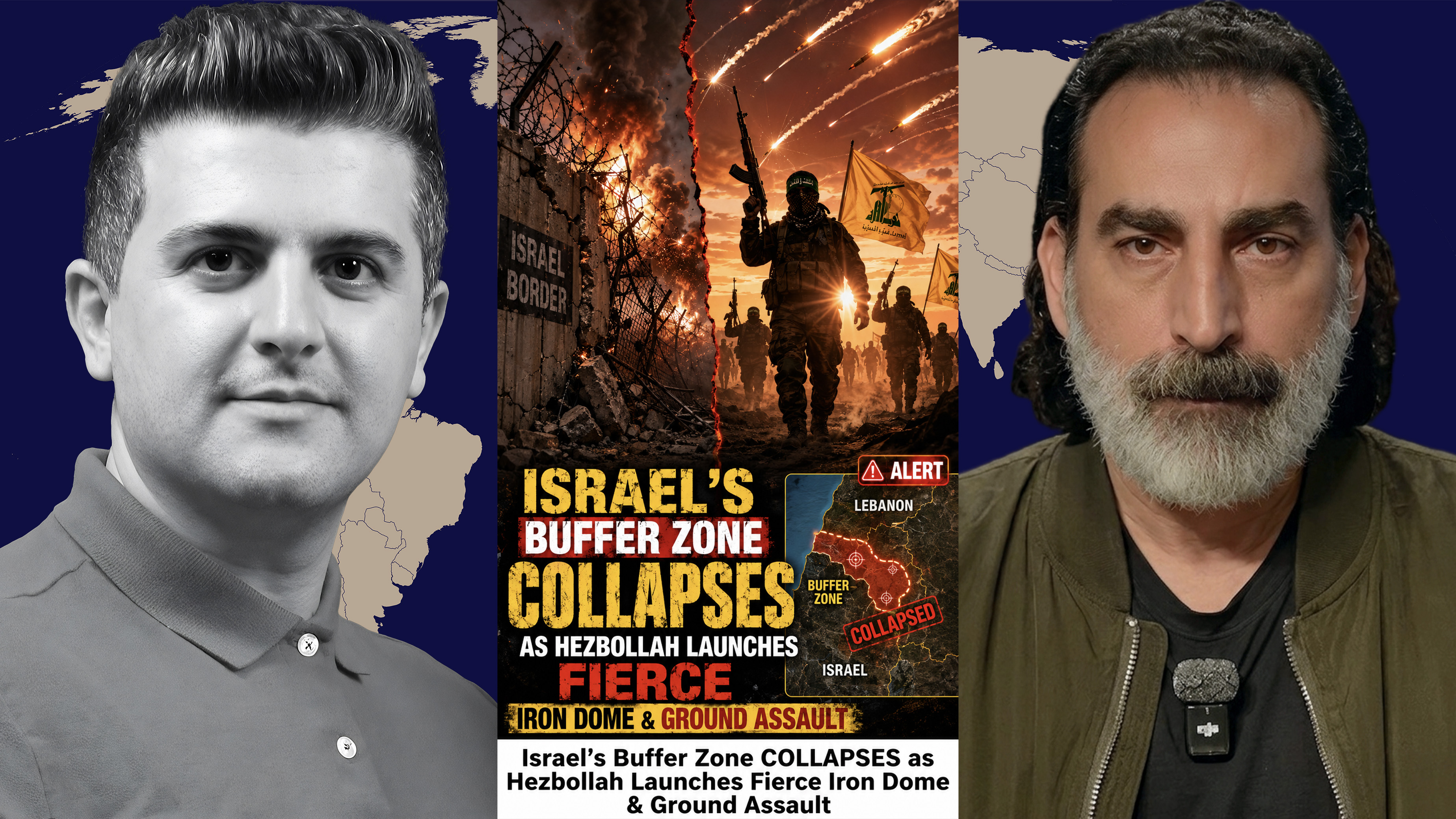 Laith Marouf: Israel’s Buffer Zone COLLAPSES as Hezbollah Launches Fierce Iron Dome & Ground Assault