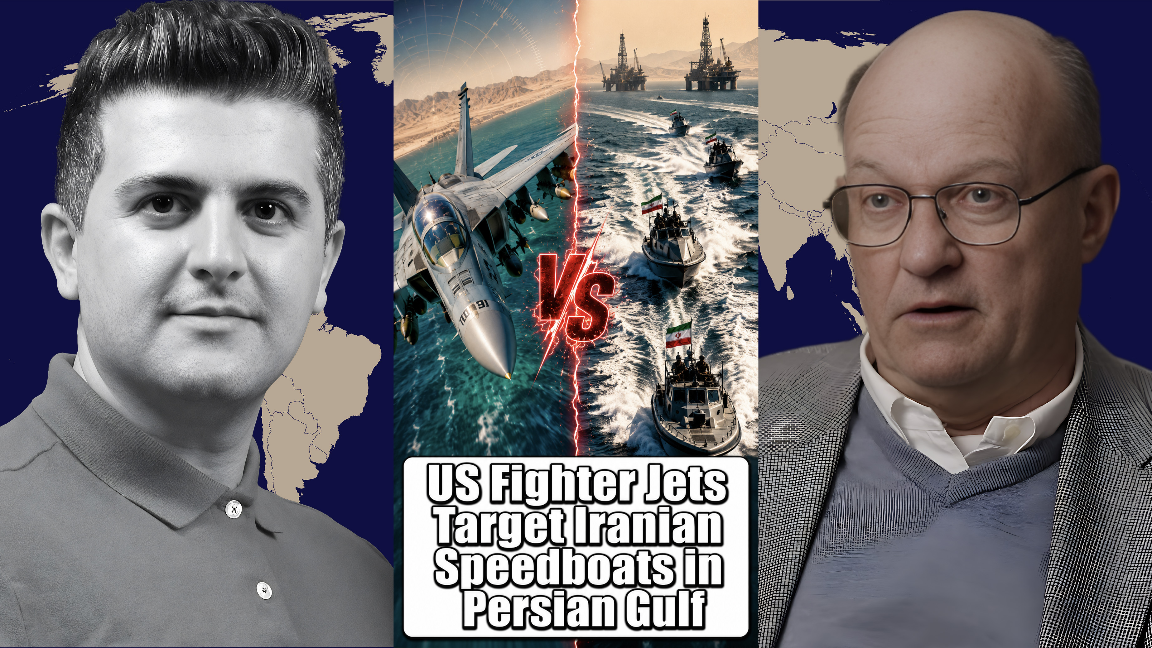 Col. Larry Wilkerson: US Fighter Jets Target Iranian Speedboats in Persian Gulf