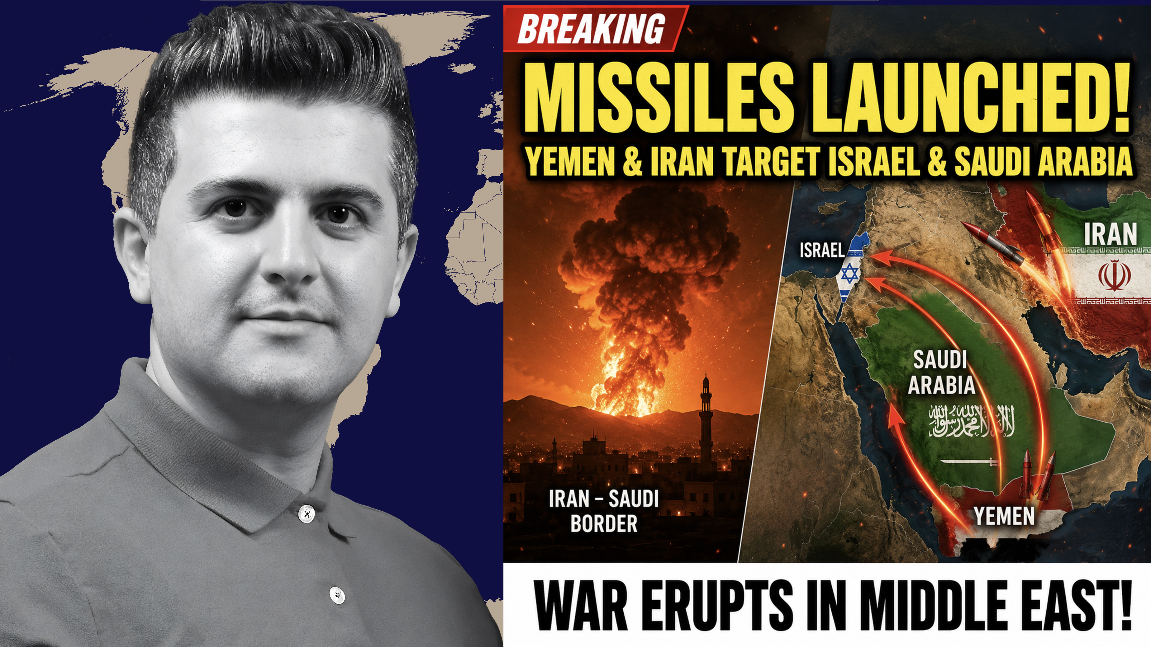 Nima R. Alkhorshid: URGENT: Iran & Israel Trade Blows – Yemen Launches, Iran Hits Saudi episode artwork