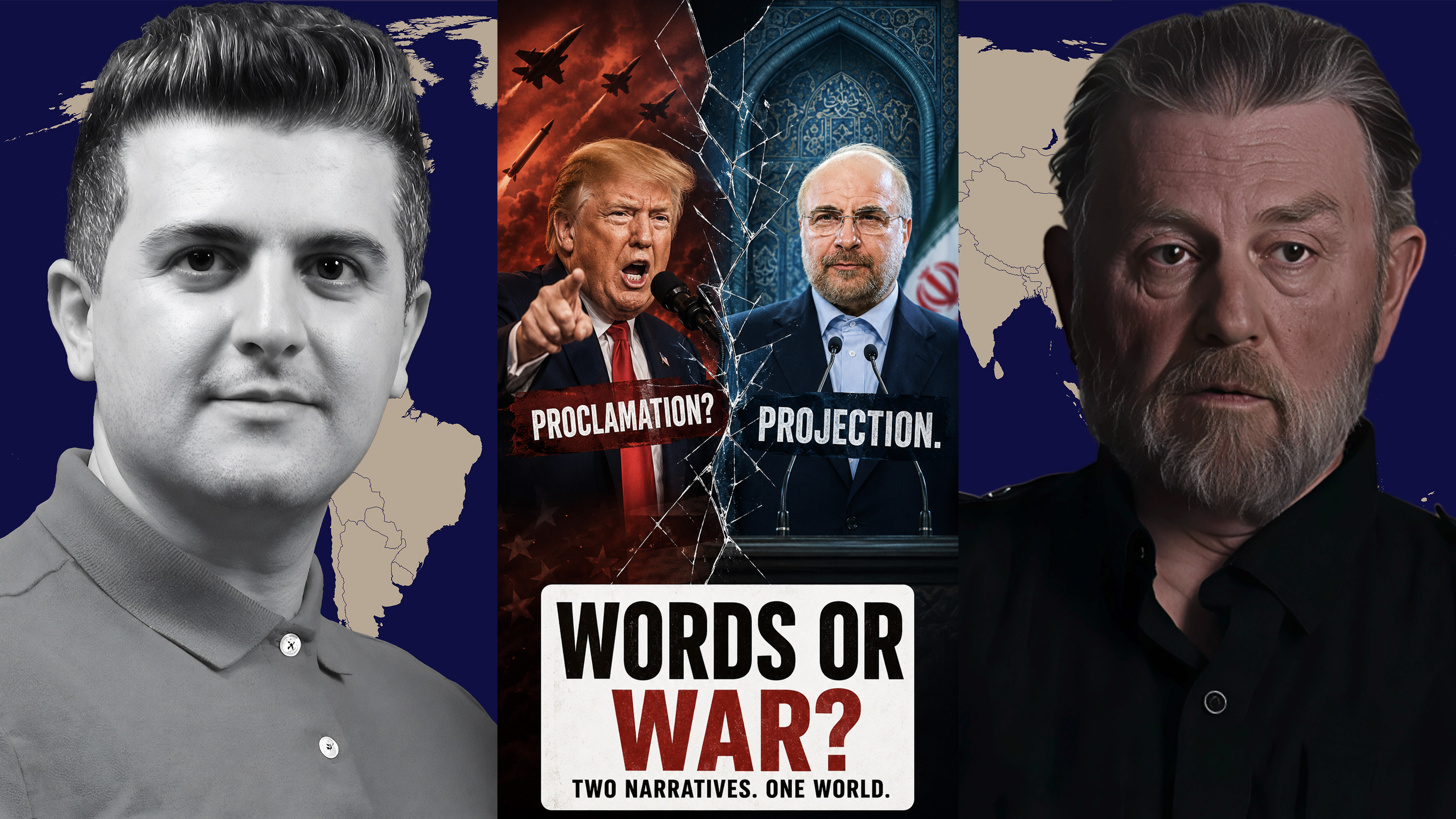Larry Johnson: Iran's Qhalibaf Fires Back at Trump — "Not a Proclamation, It's a Projection episode artwork