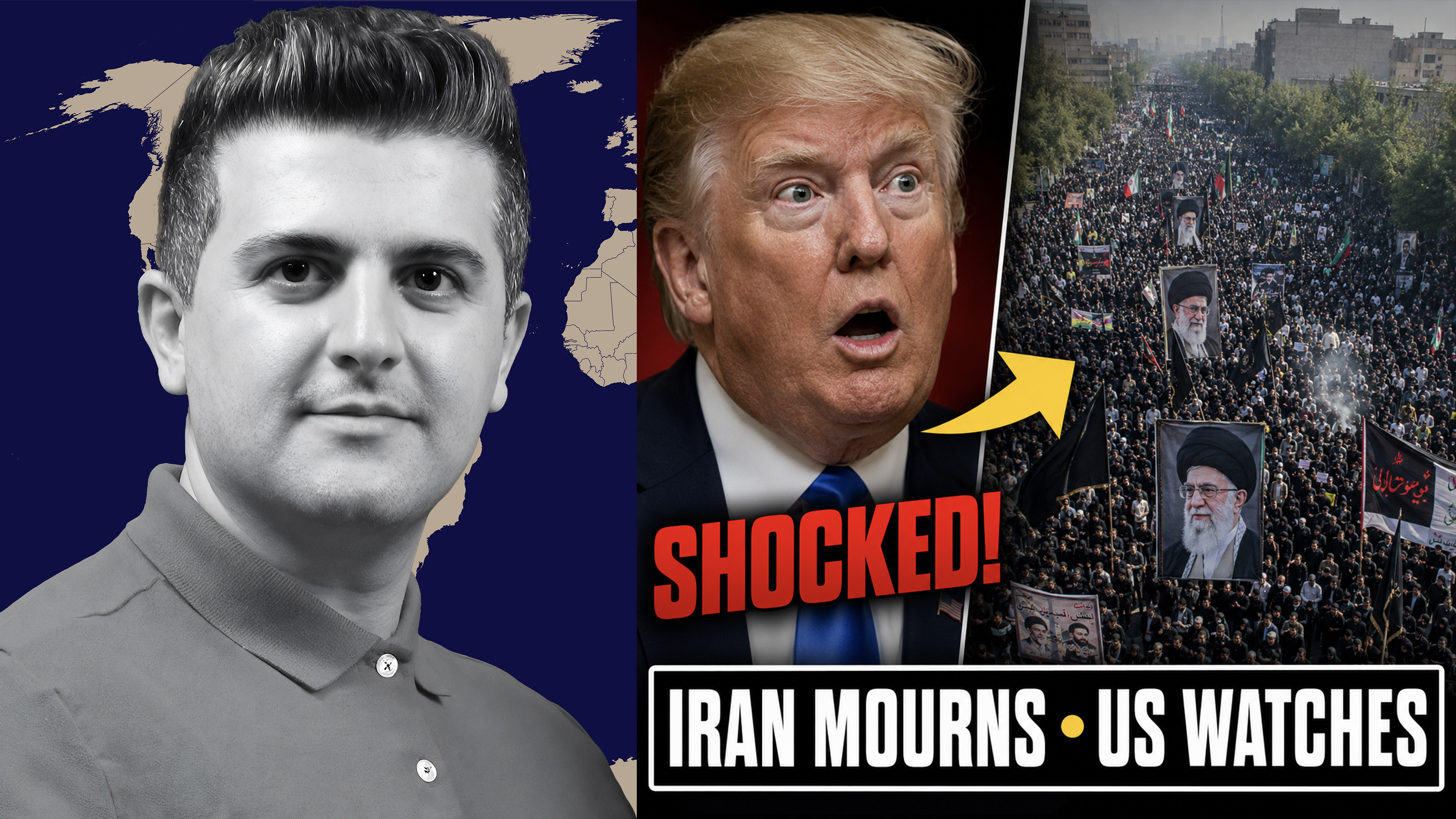 Nima R. Alkhorshid: "They LOVE Him?!" Trump SHOCKED as Iran FLOODS Streets to Mourn Khamenei episode artwork