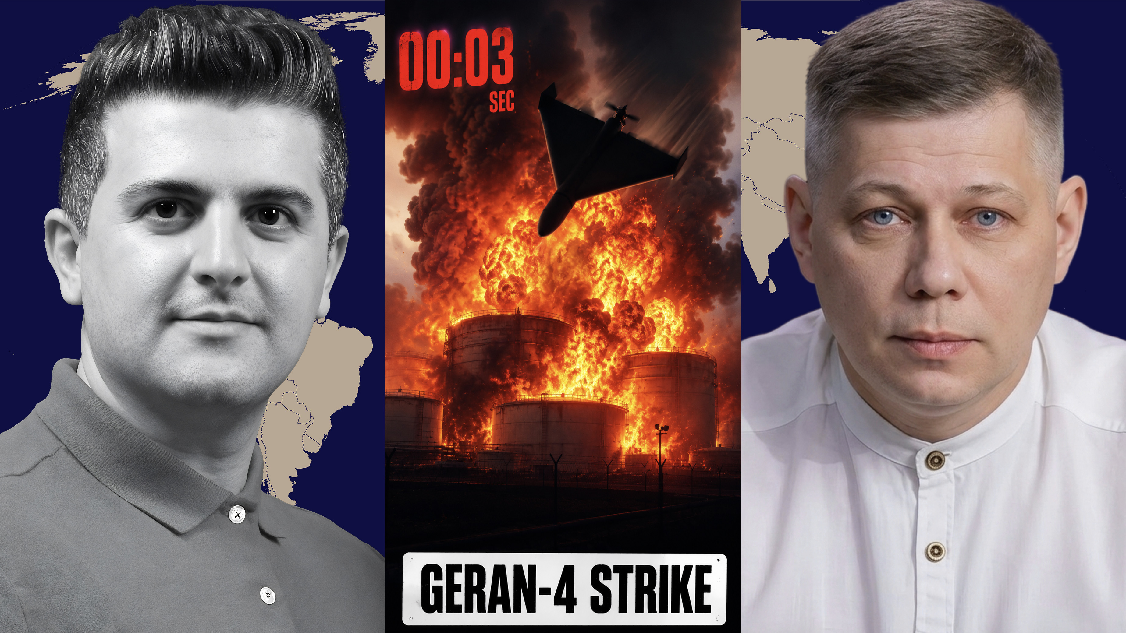 Stanislav Krapivnik: Geran-4 Obliterates Ukraine Fuel Storage in SECONDS episode artwork