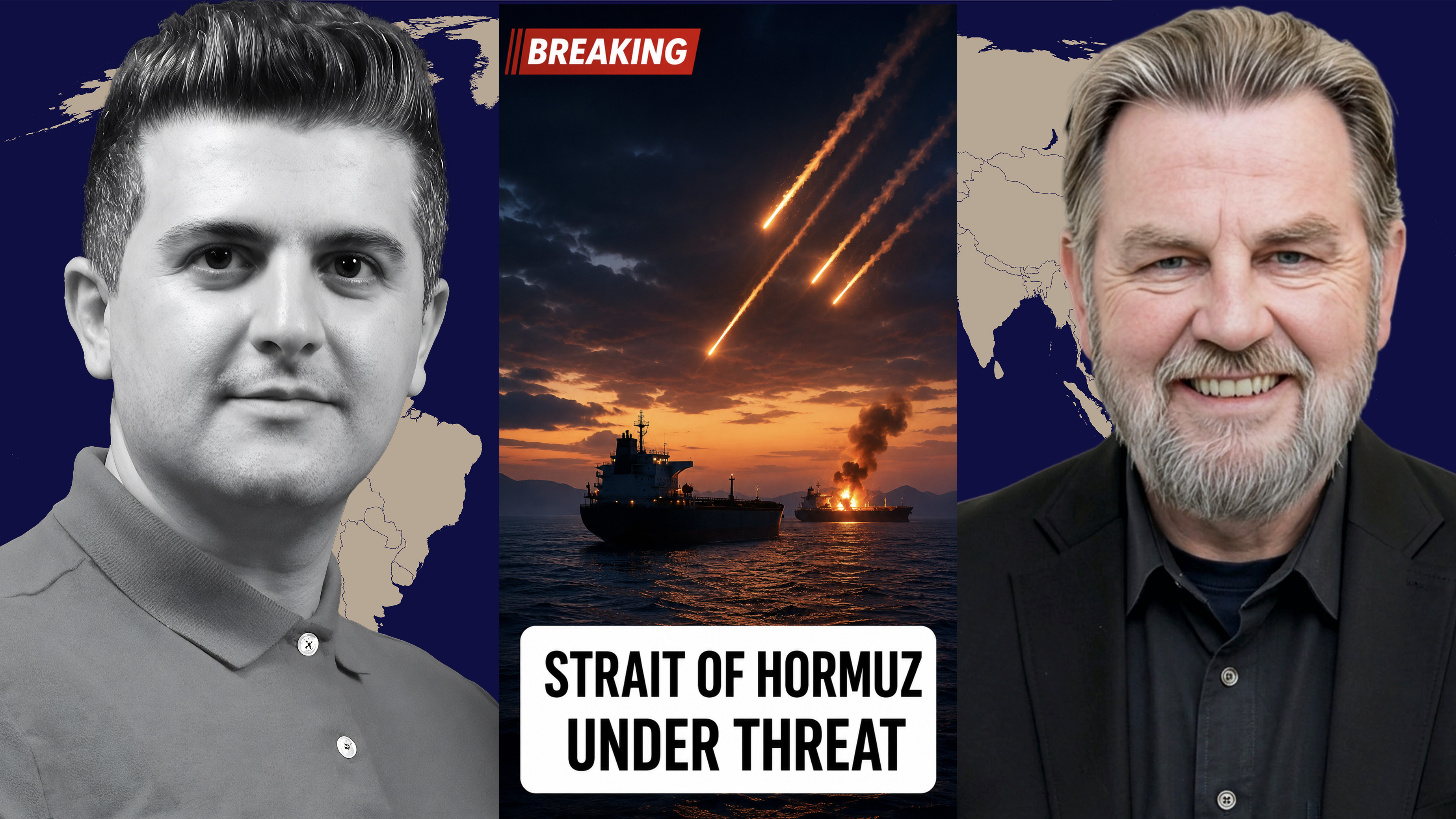 Larry Johnson: IRGC Missiles Strike 2 Ships in Strait of Hormuz – Major Damage episode artwork