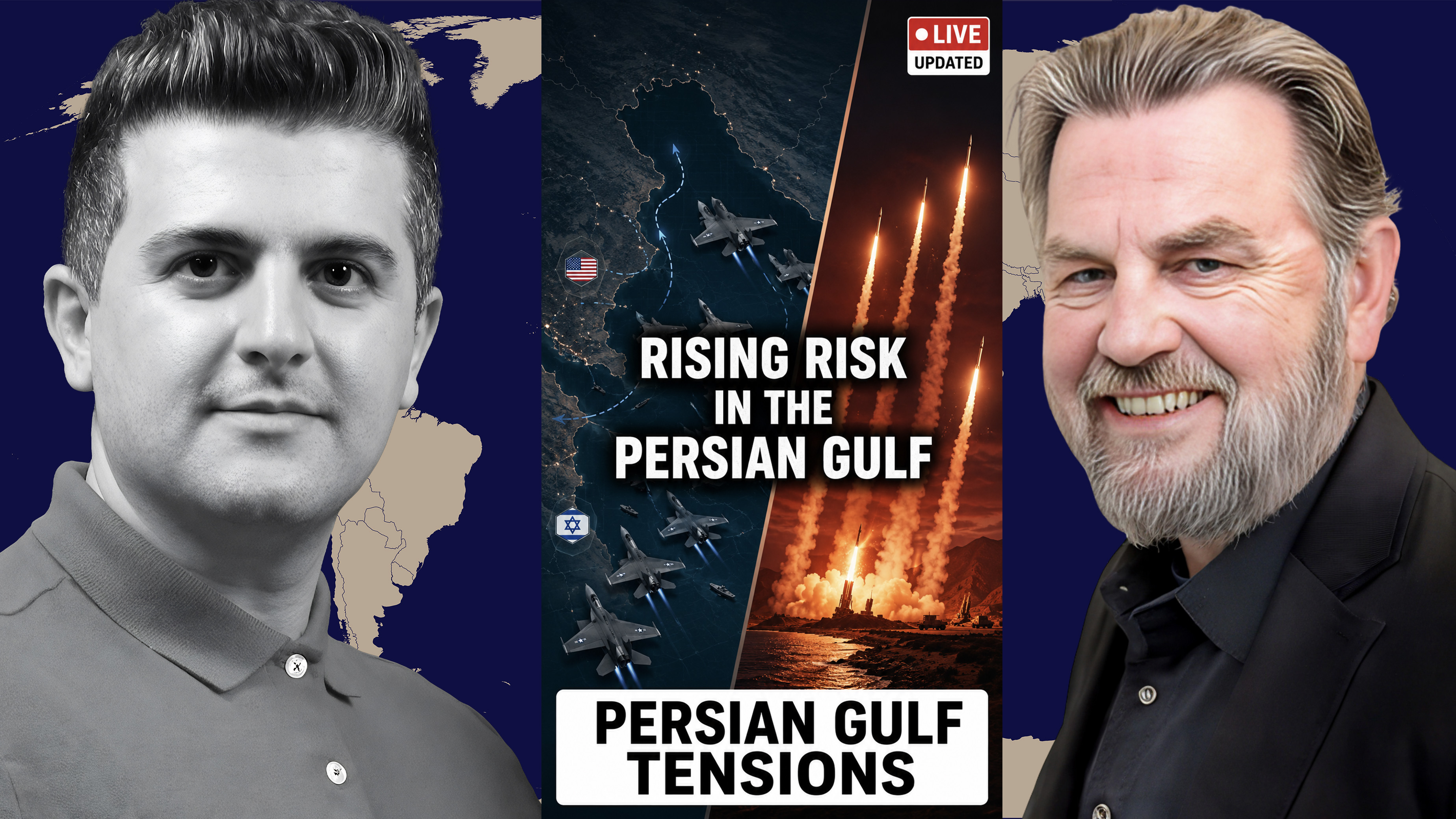 Larry Johnson: Iran Strikes US Bases in Bahrain & Kuwait After US Strikes South Iran - Hormuz CLOSED episode artwork