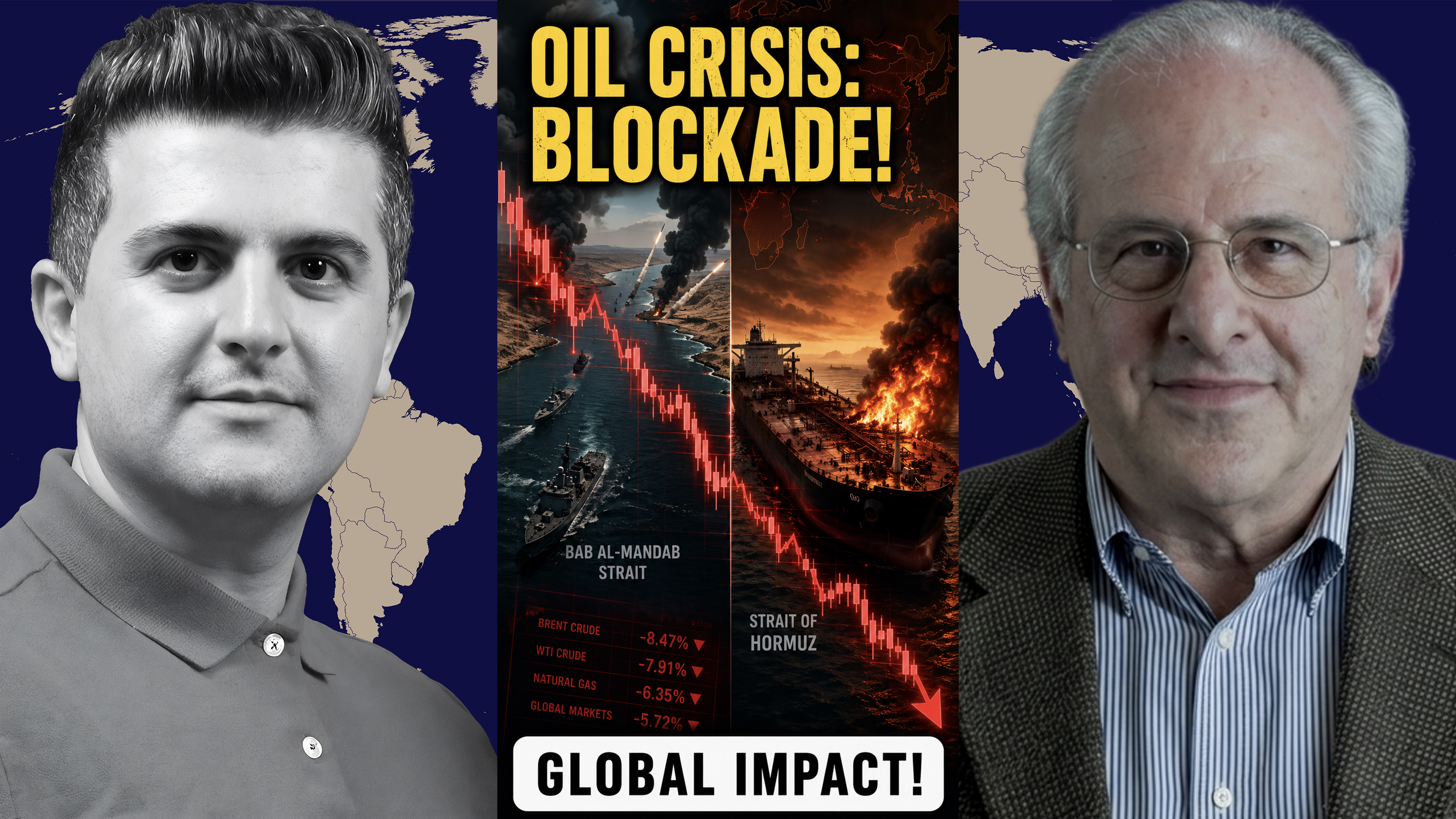 Richard Wolff: Yemen's Bab al-Mandab Blockade & Hormuz Closure Shatter the Global Oil Market episode artwork