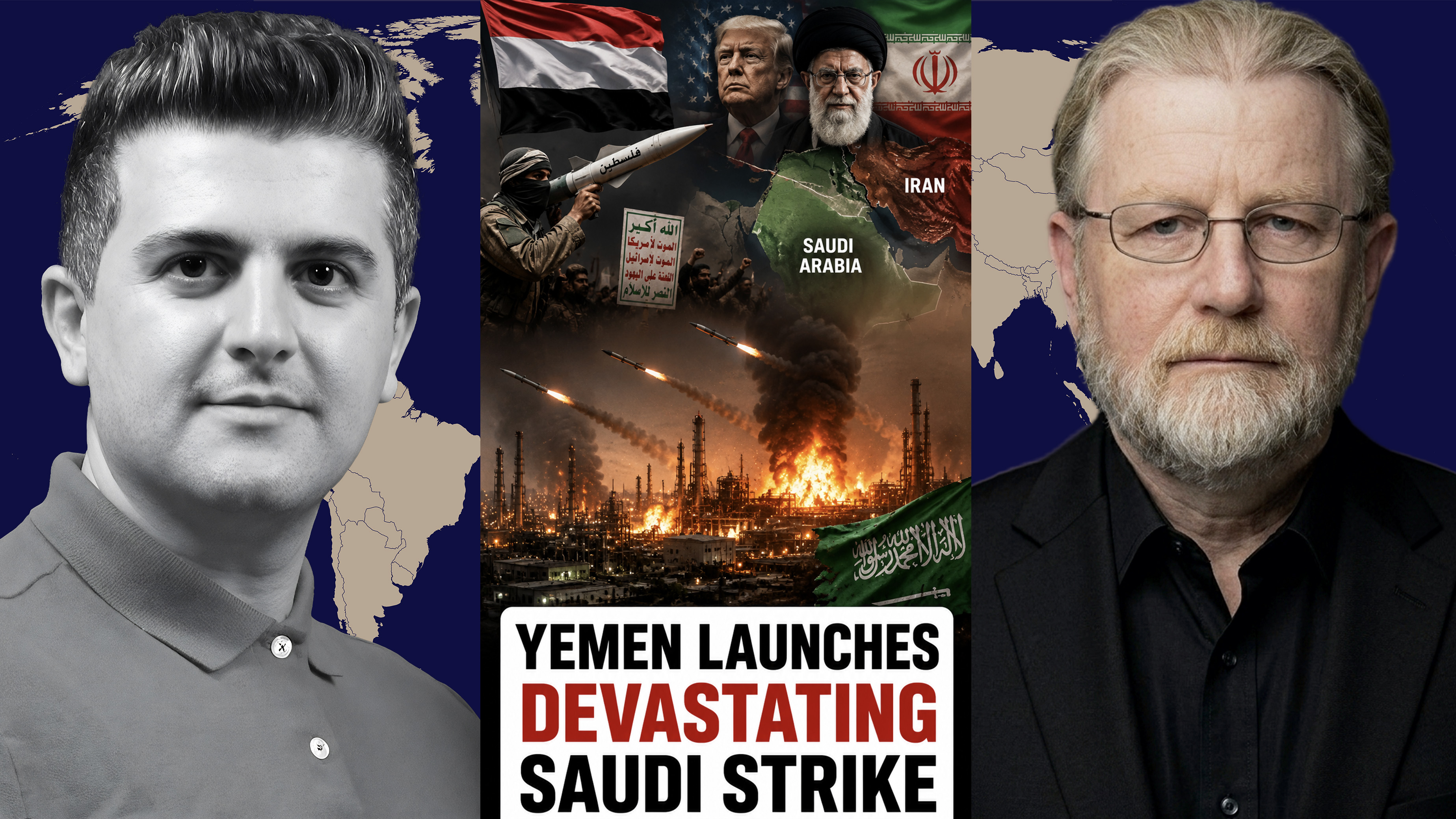 Larry Johnson: Yemen SLAMS Saudi Oil as Iran and the US Prepare for MASSIVE MOVES episode artwork