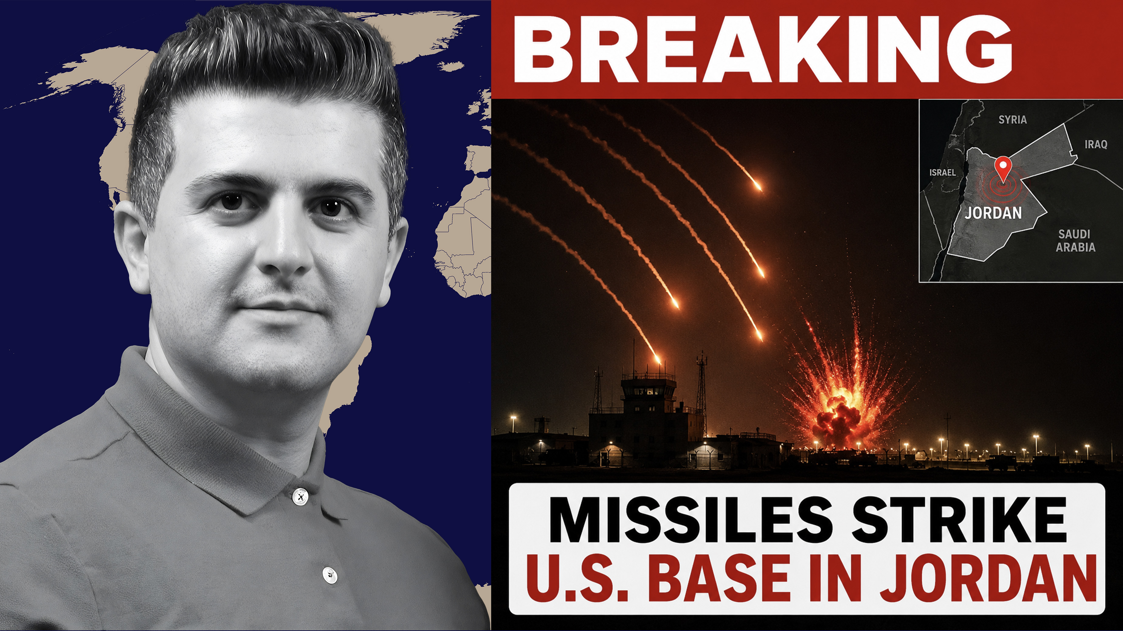 Nima R. Alkhorshid: BREAKING: Iran Hits U.S. Base in Jordan, US-Saudi Attacks on Iraq episode artwork