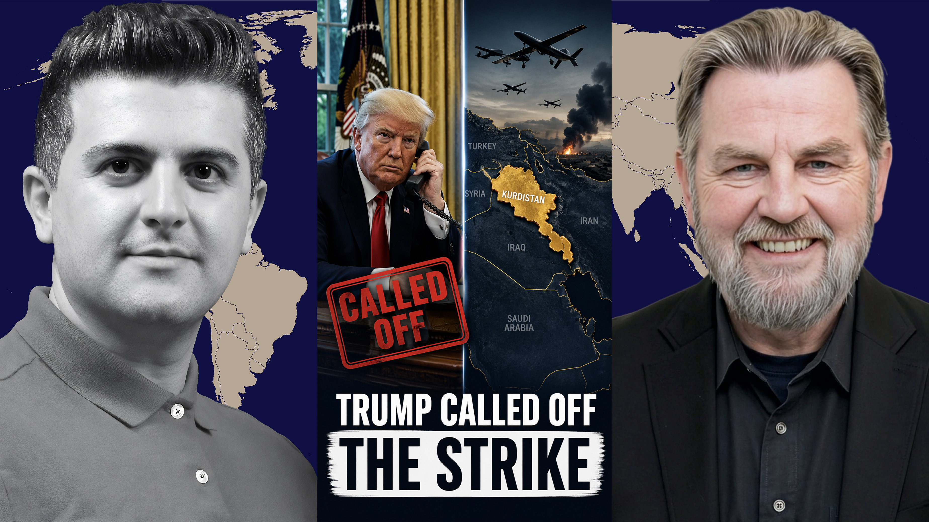 Larry Johnson: I Called It Off: Trump Confirms Scrapped Iran Attack Amid Drone Impacts in Kurdistan episode artwork