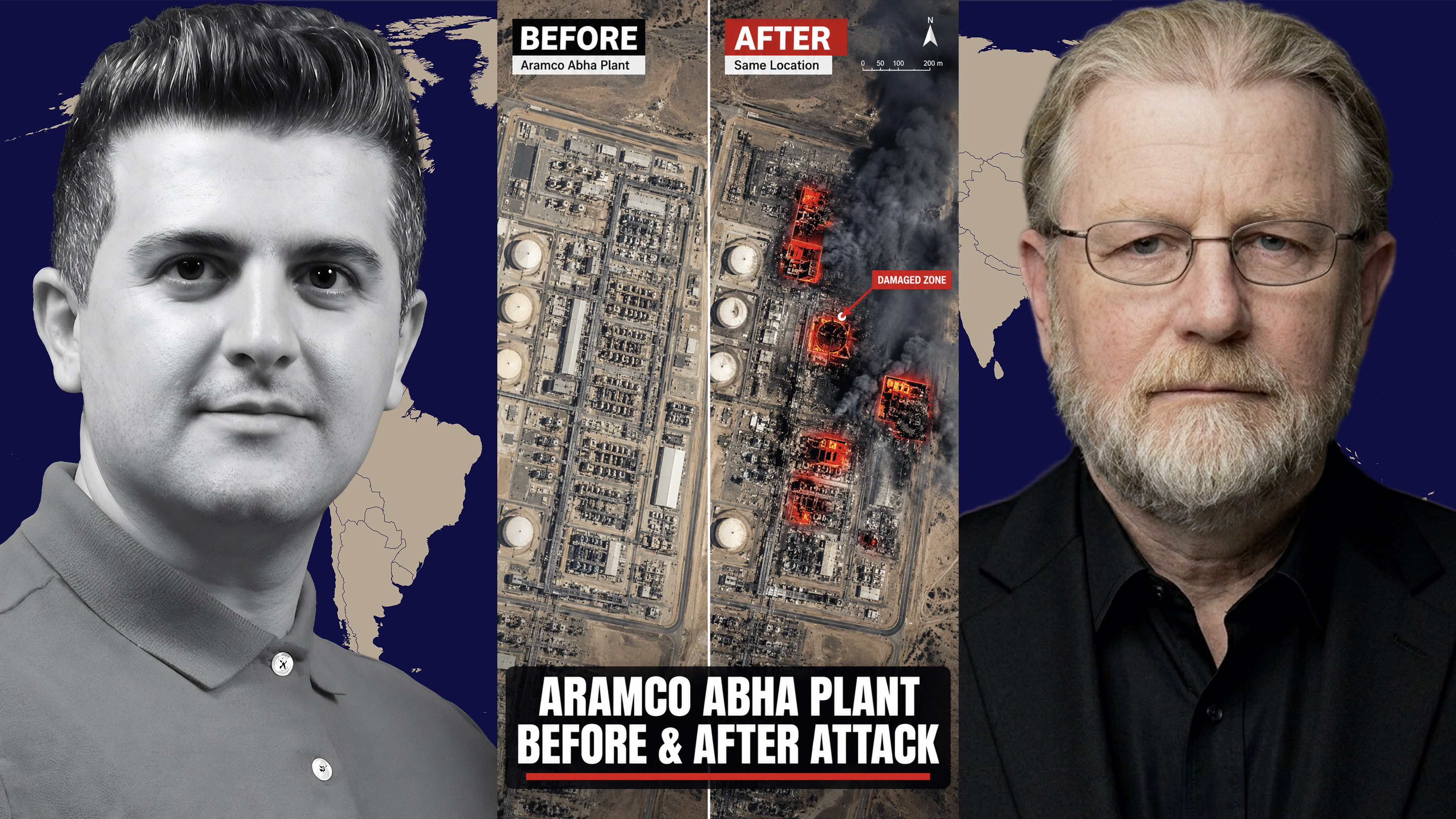 Larry Johnson: Satellite Images Reveal Massive Damage at Aramco’s Abha Plant After Houthi Attack
