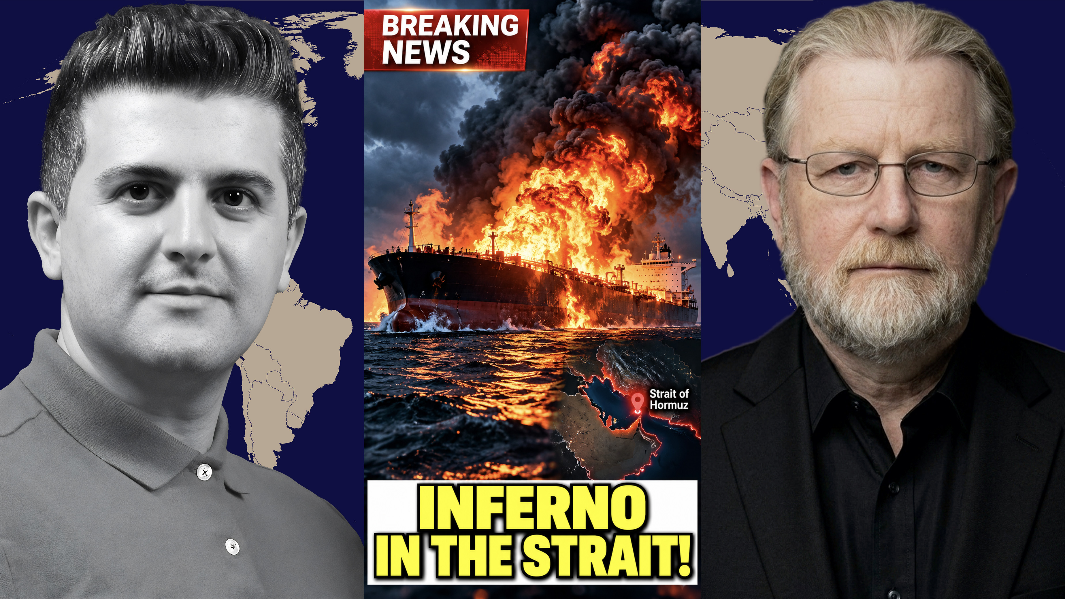 BREAKING: OIL SUPERTANKER HIT IN STRAIT OF HORMUZ—MASSIVE FIRE ERUPTS - w/ Fmr. CIA Larry Johnson