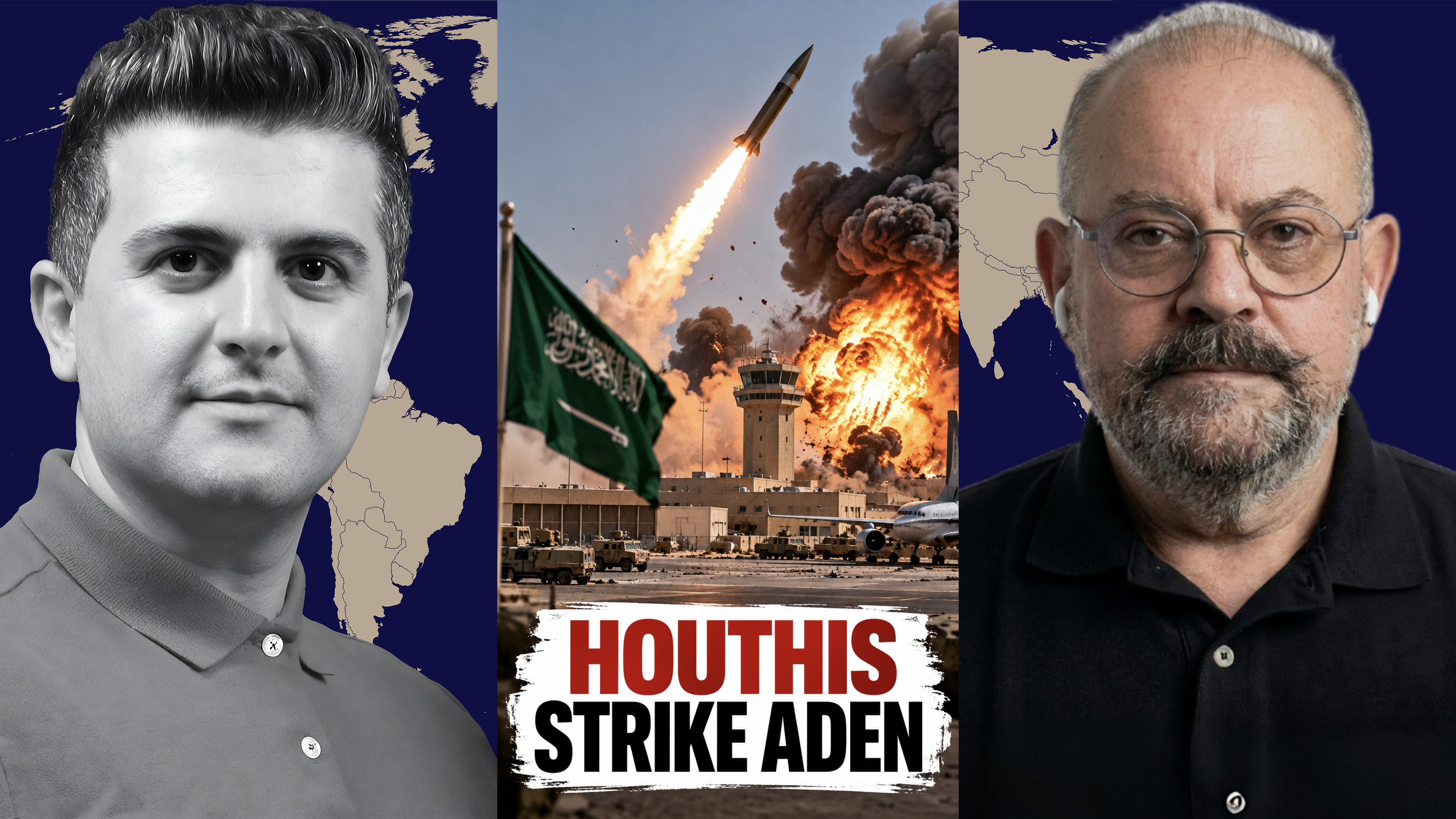 Elijah Magnier: BREAKING: Houthis Strike Saudi Military HQ at Aden Airport With Ballistic Missiles