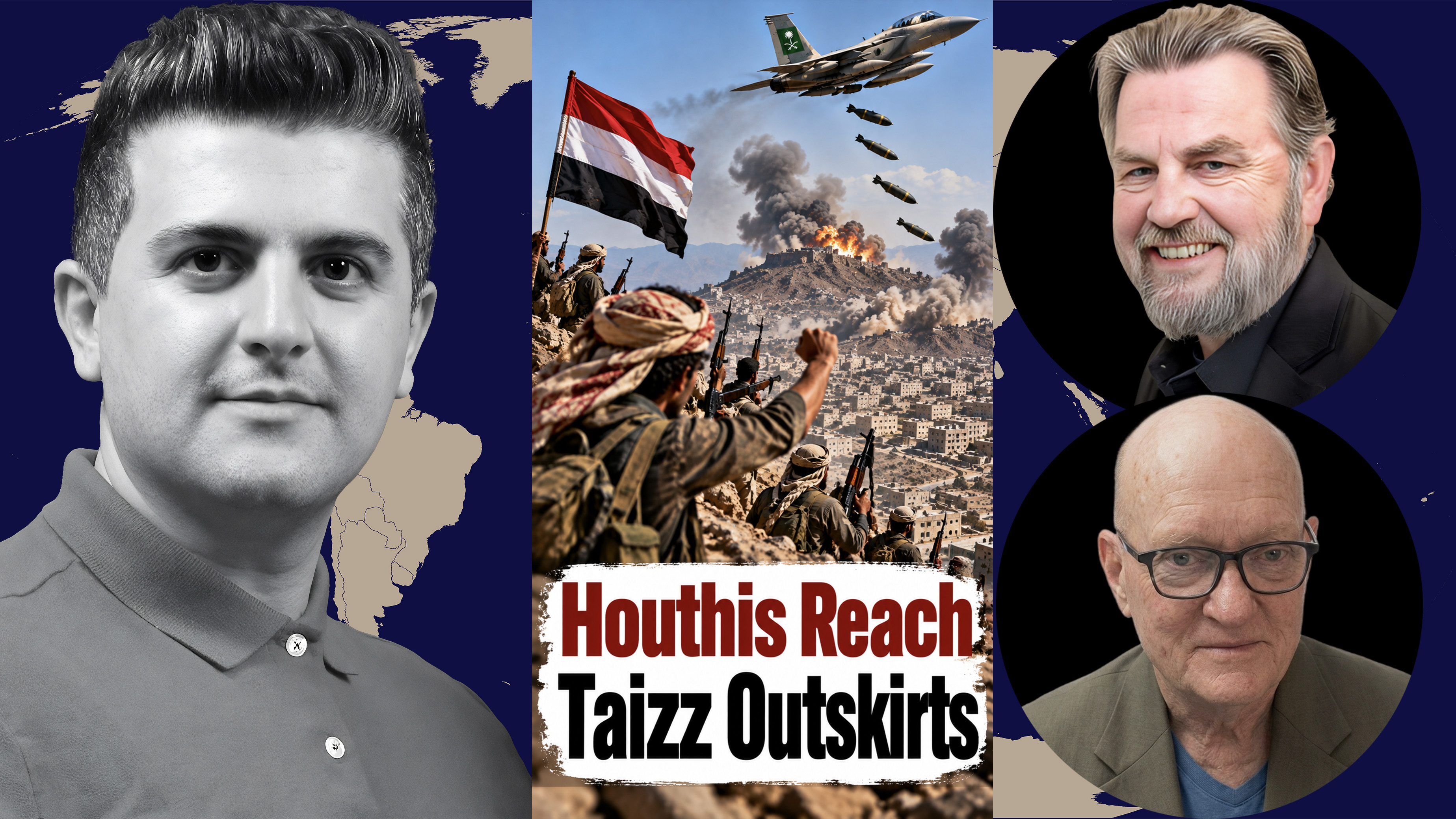 Col. Larry Wilkerson & Larry Johnson: Houthis Reache Taizz Outskirts, Saudi Attack Ends in Disaster