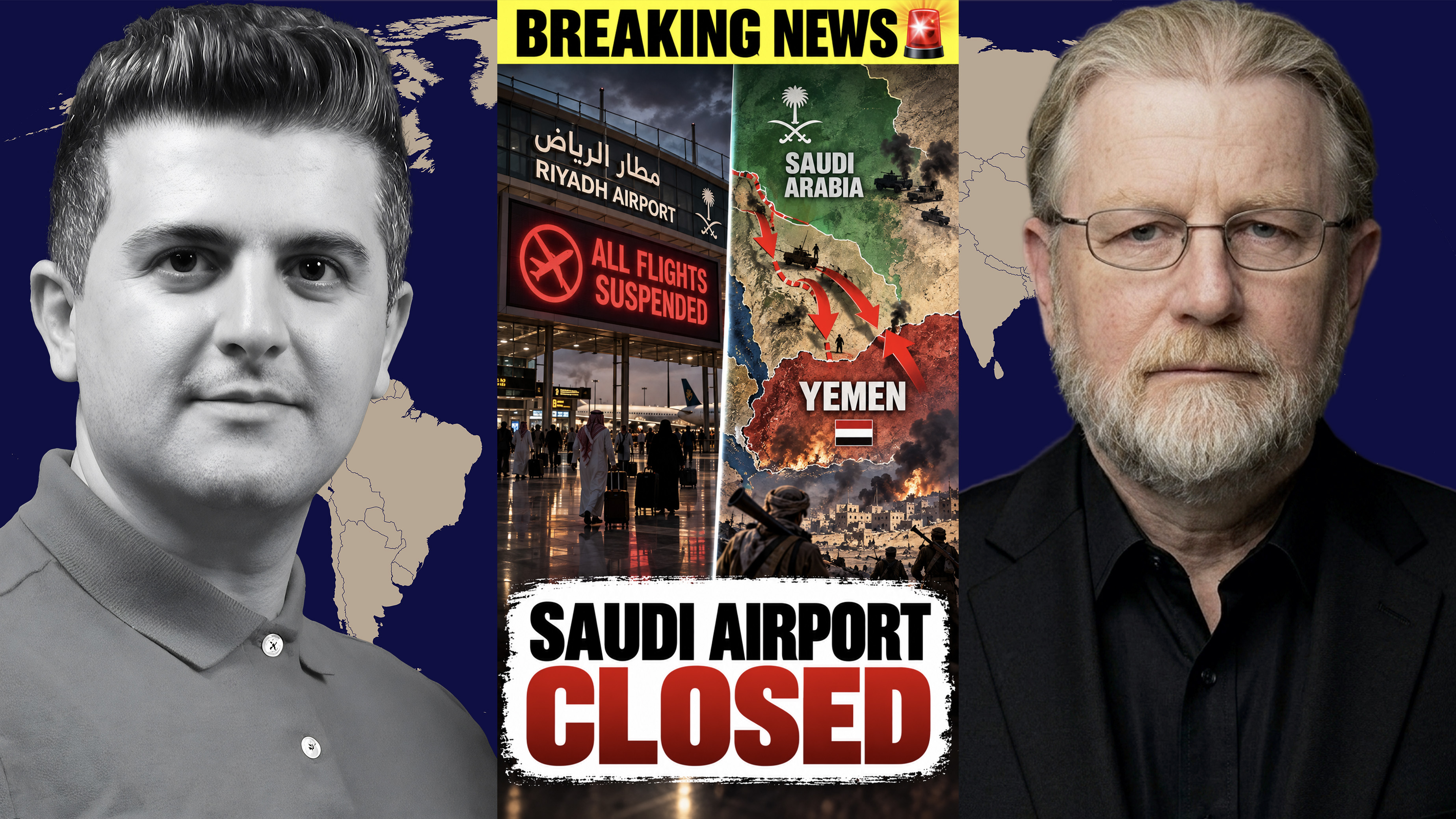 BREAKING: SAUDI SHUTS RIYADH AIRPORT AS SAUDI FORCES COLLAPSE IN YEMEN - w/ Fmr. CIA Larry Johnson