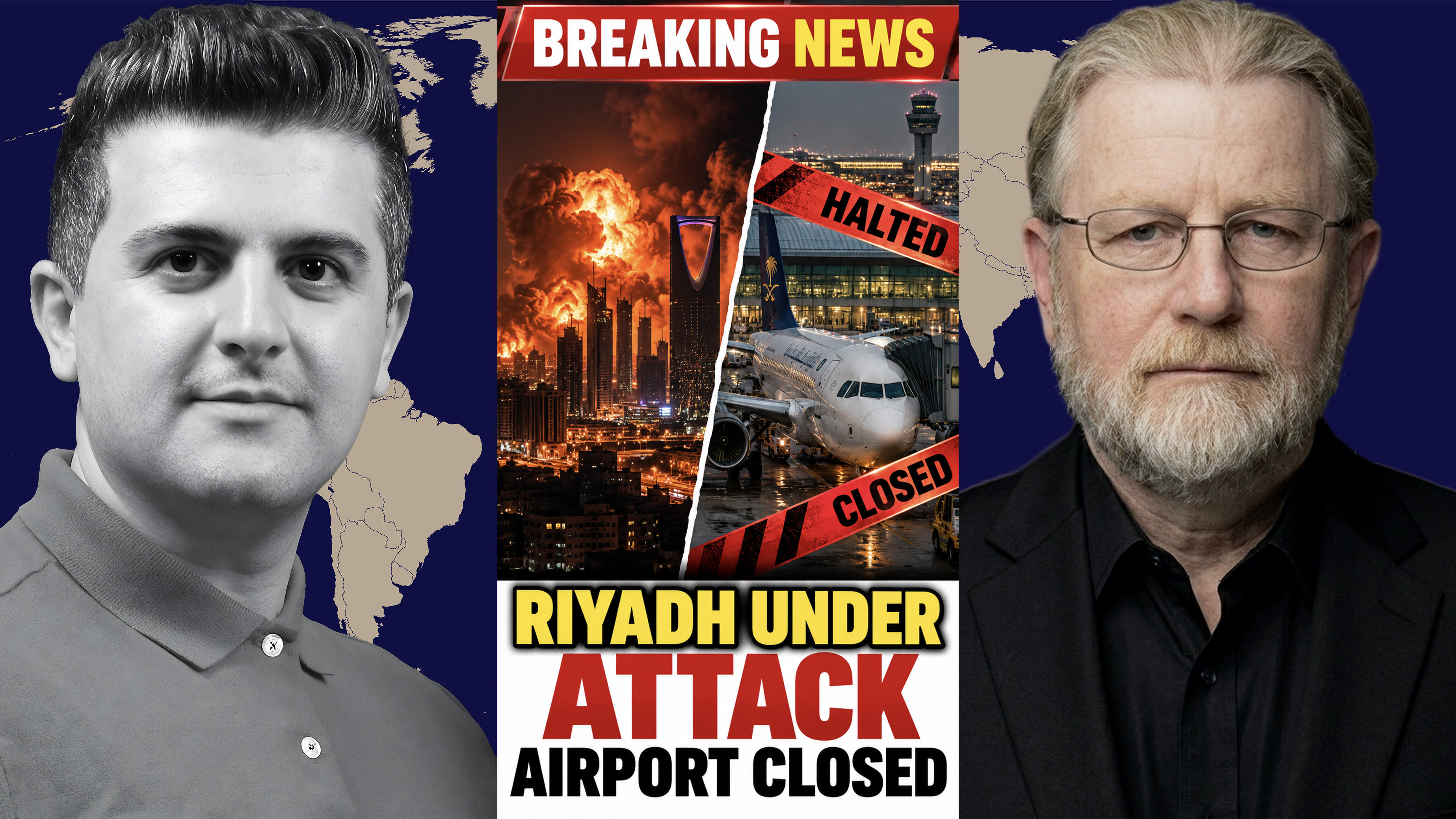 BREAKING: RIYADH ROCKED BY EXPLOSIONS AS JEDDAH AIRPORT HALTS ALL TRAFFIC- w/ Fmr. CIA Larry Johnson