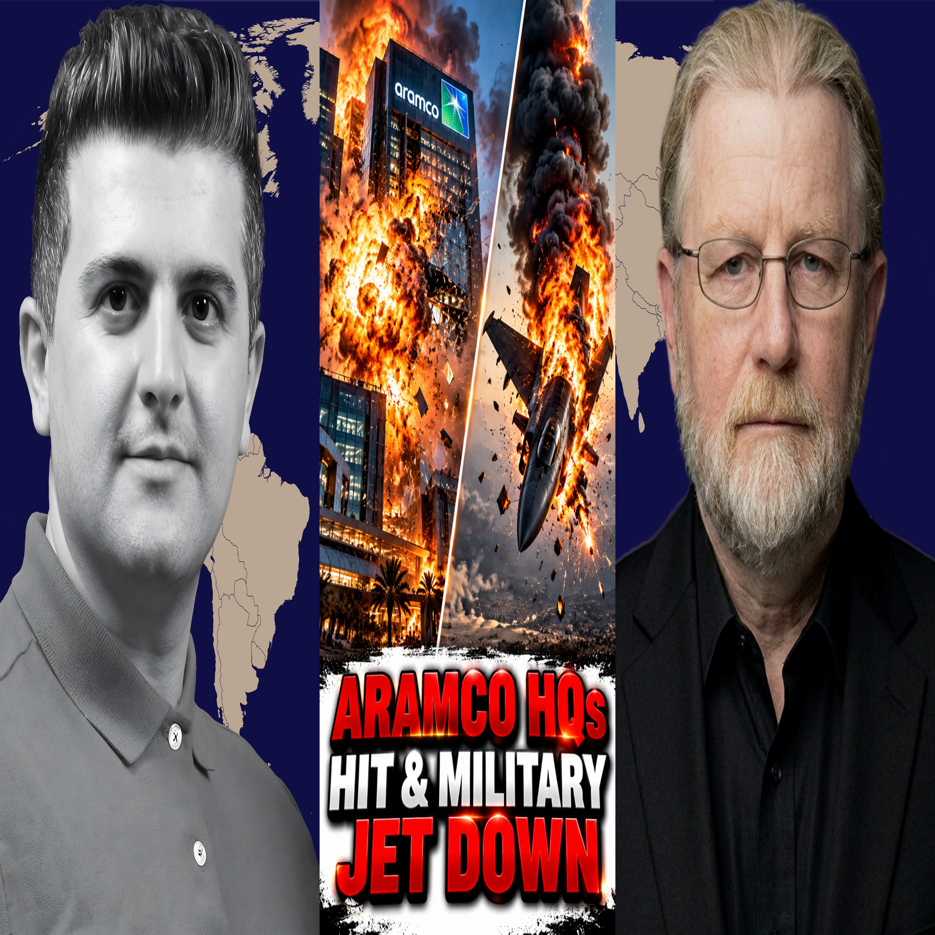 YEMENI MISSILES HIT TWO ARAMCO HQs & a FIGHTER JET - w/ Fmr. CIA Larry Johnson episode artwork