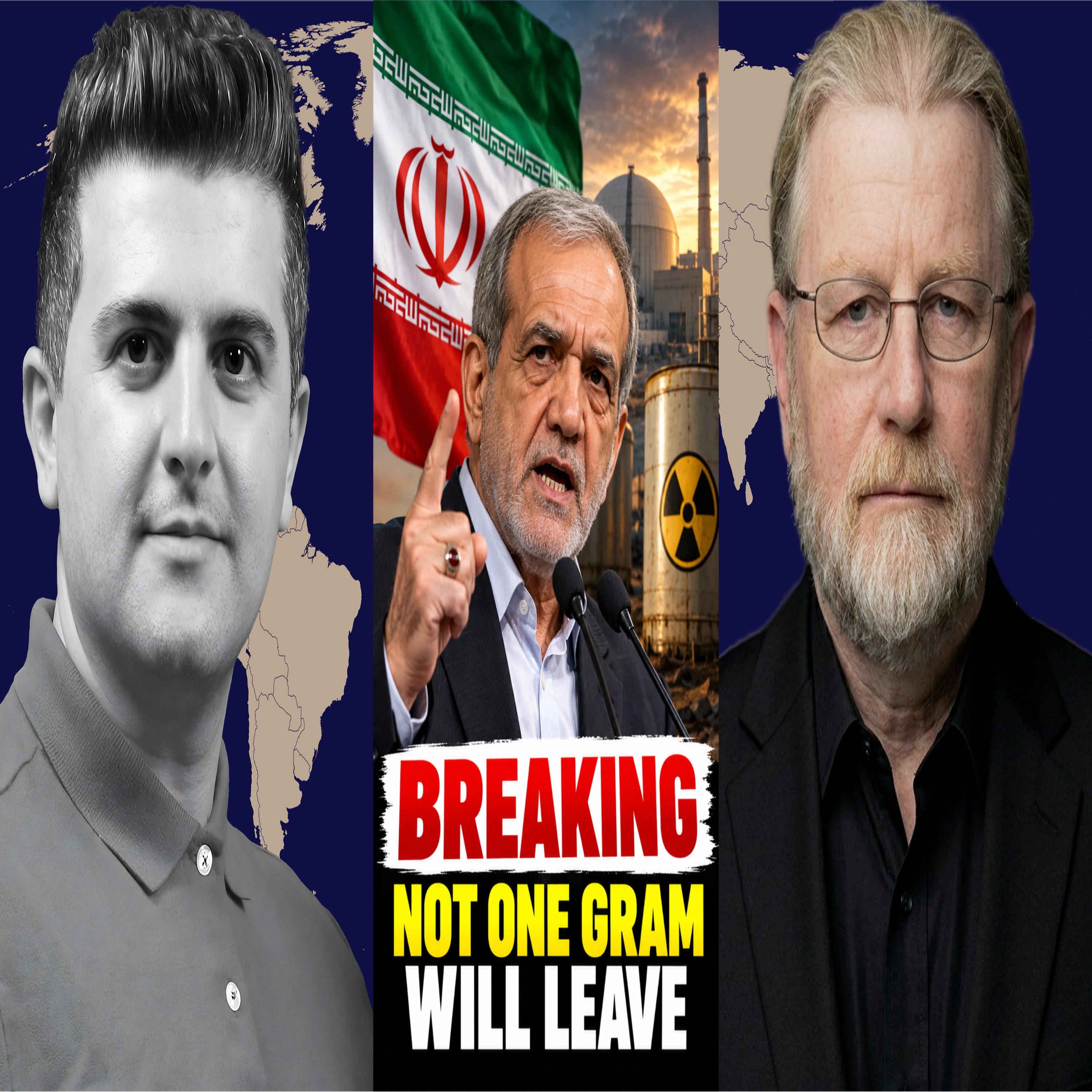 BREAKING: IRAN SAYS "NOT ONE GRAM" OF NUCLEAR MATERIAL WILL LEAVE - w/ Fmr. CI A Larry Johnson episode artwork