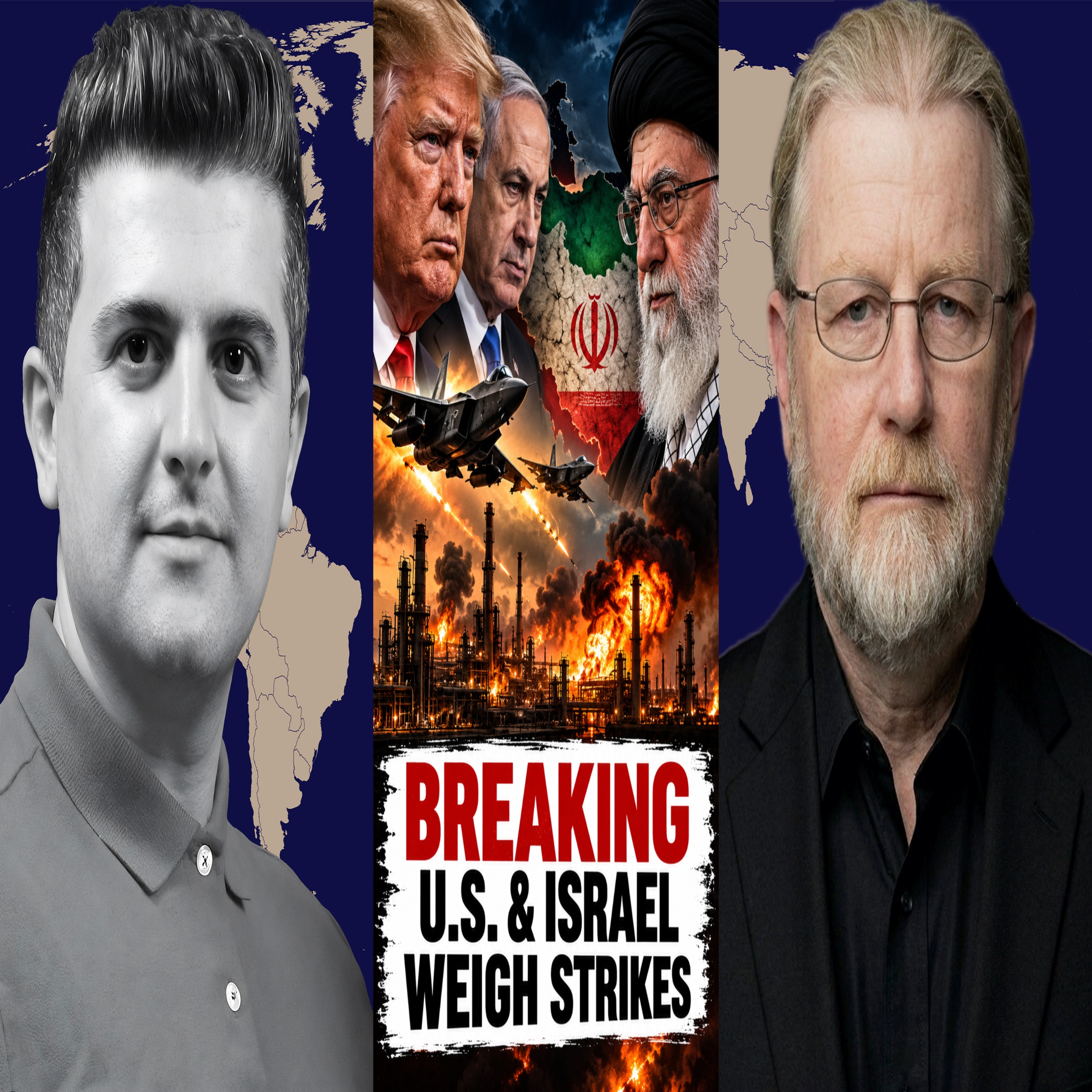 BREAKING: U.S. & ISRAEL WEIGH DECAPITATION AND ENERGY STRIKES ON IRAN - w/ Fmr. CIA Larry Johnson episode artwork