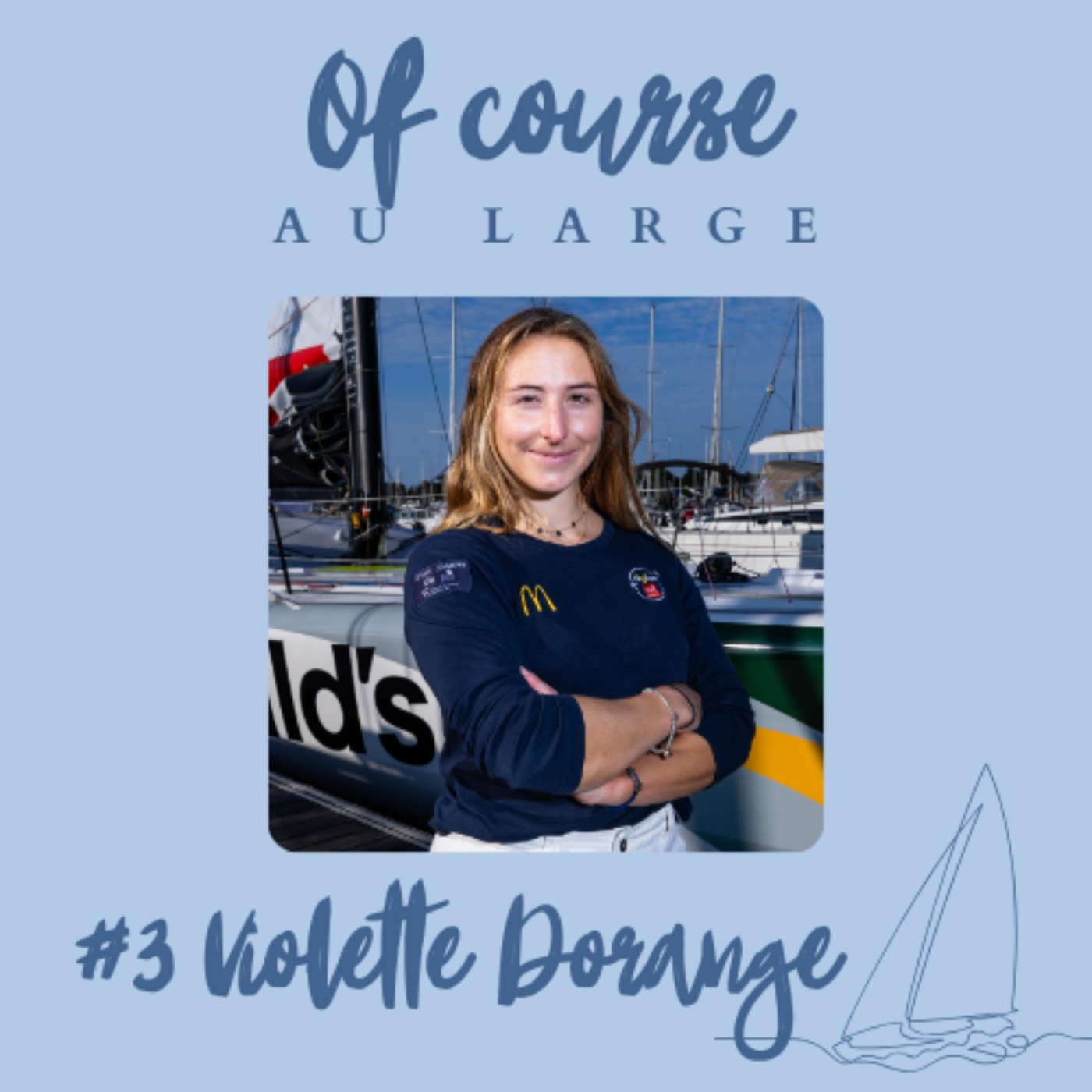 Violette Dorange, 23 ans, la plus jeune concurrente de l'histoire du Vendée Globe