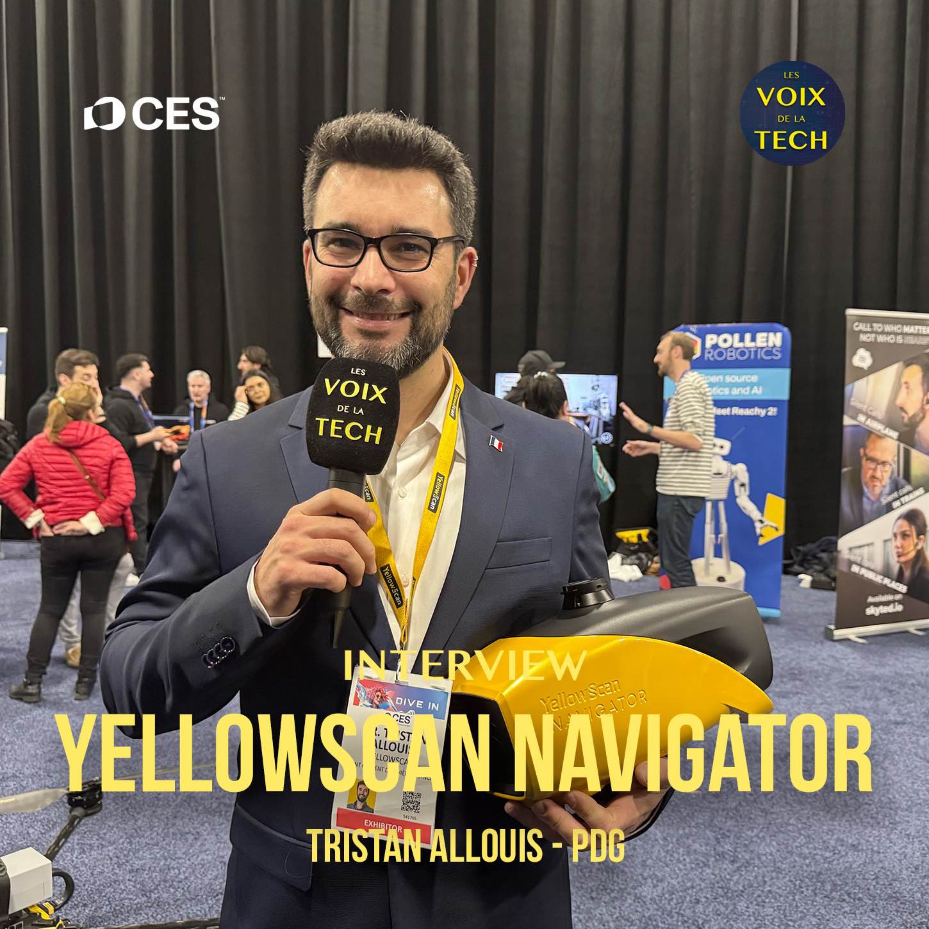 Interview | CES 2025 | YellowScan Navigator : il scanne les fonds marins sans toucher l'eau ! episode artwork