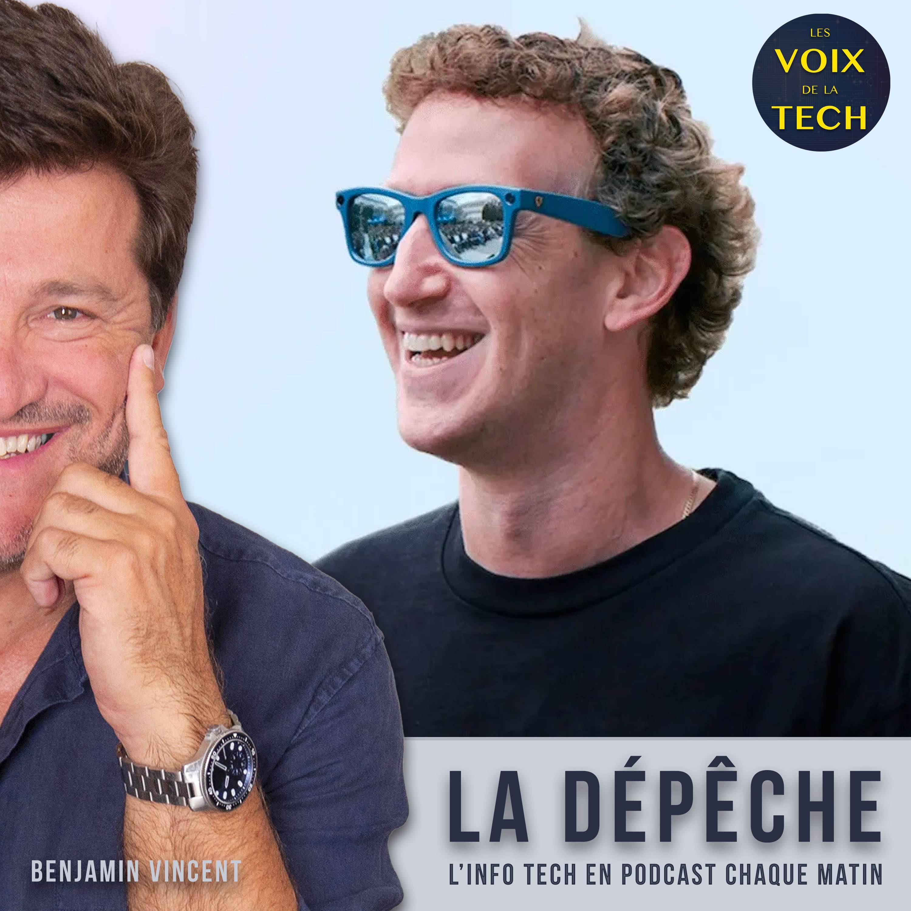 La dépêche | La semaine de Meta avec ses premières lunettes AR avec écran intégré au verre ? episode artwork