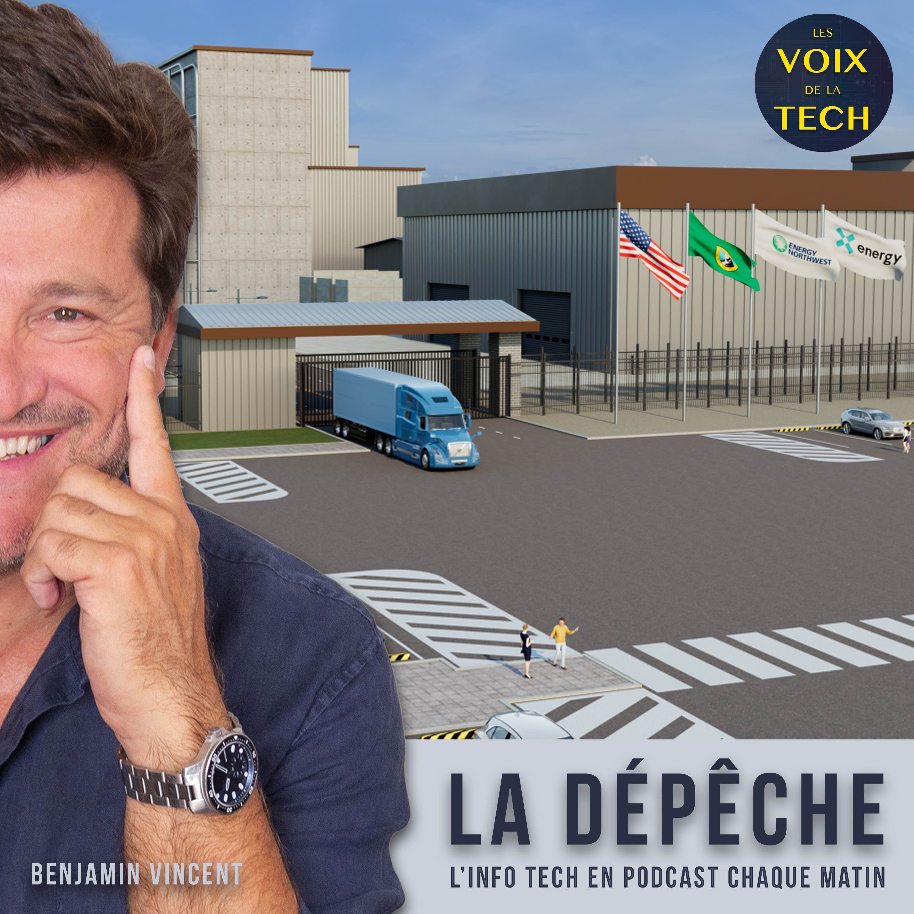 La dépêche | IA : Amazon présente les premières images son futur petit réacteur nucléaire modulaire episode artwork
