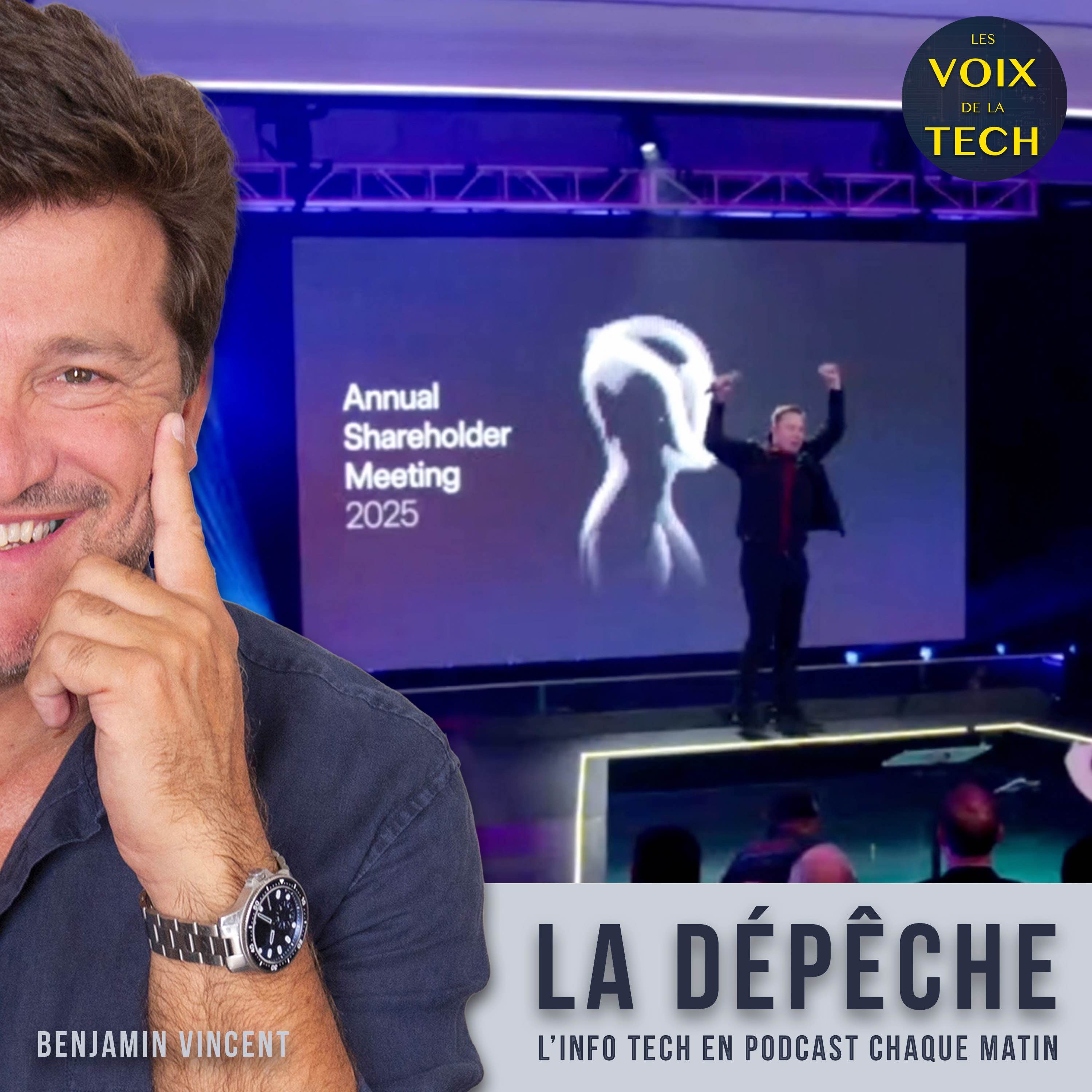 La dépêche | Tesla à Elon Musk : OK pour 1.000 milliards de dollars sous conditions dans 10 ans episode artwork
