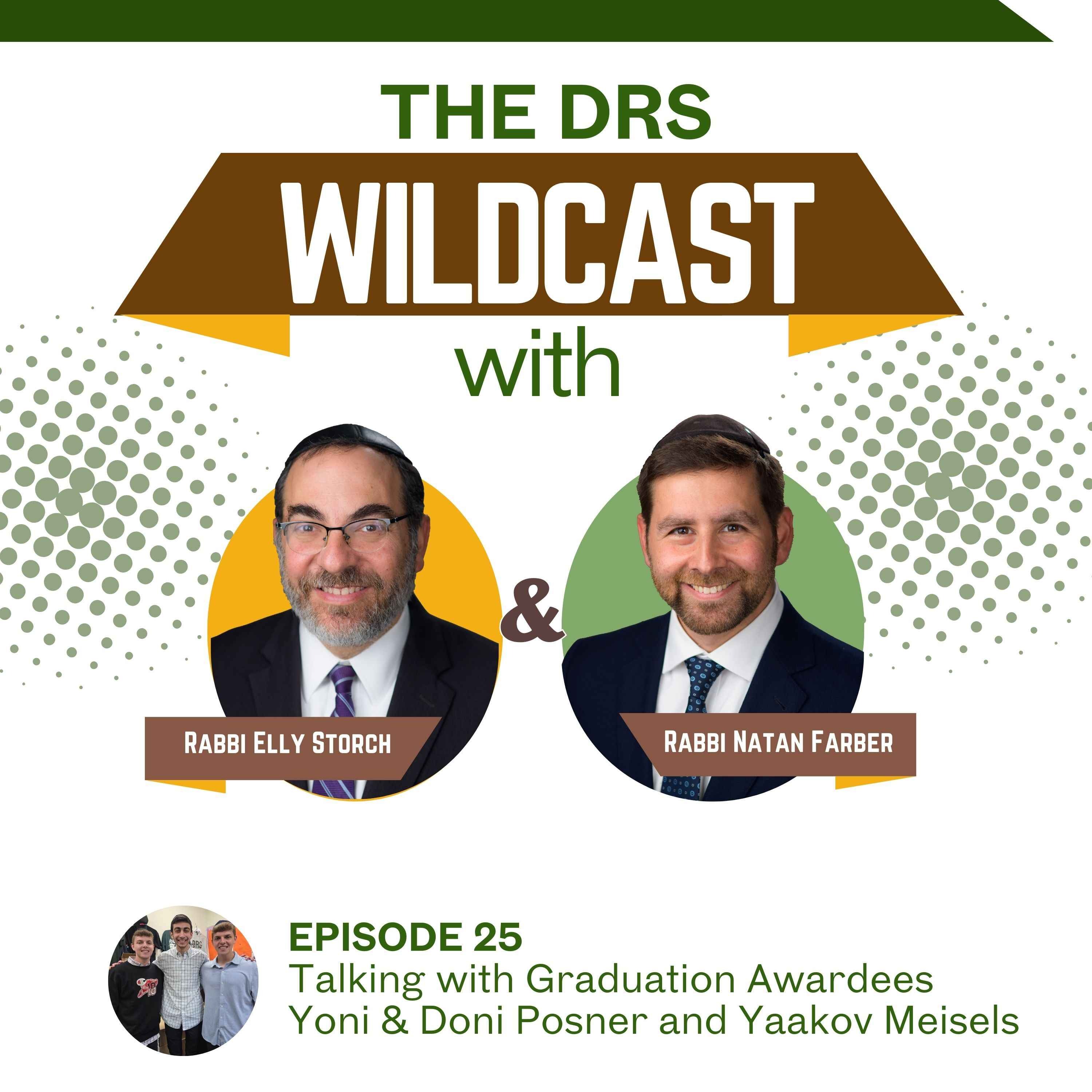 Episode 25: Talking with Graduation Awardees Yoni & Doni Posner and Yaakov Meisels episode artwork