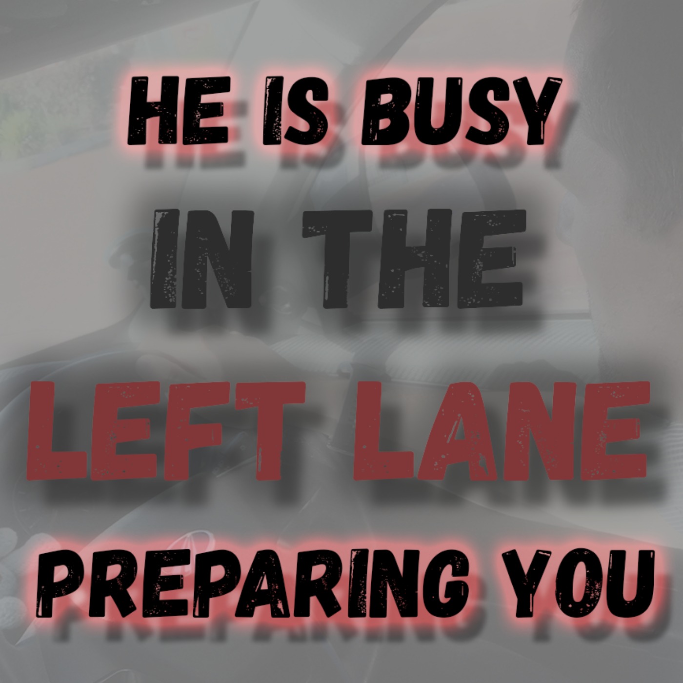 He is busy preparing you!