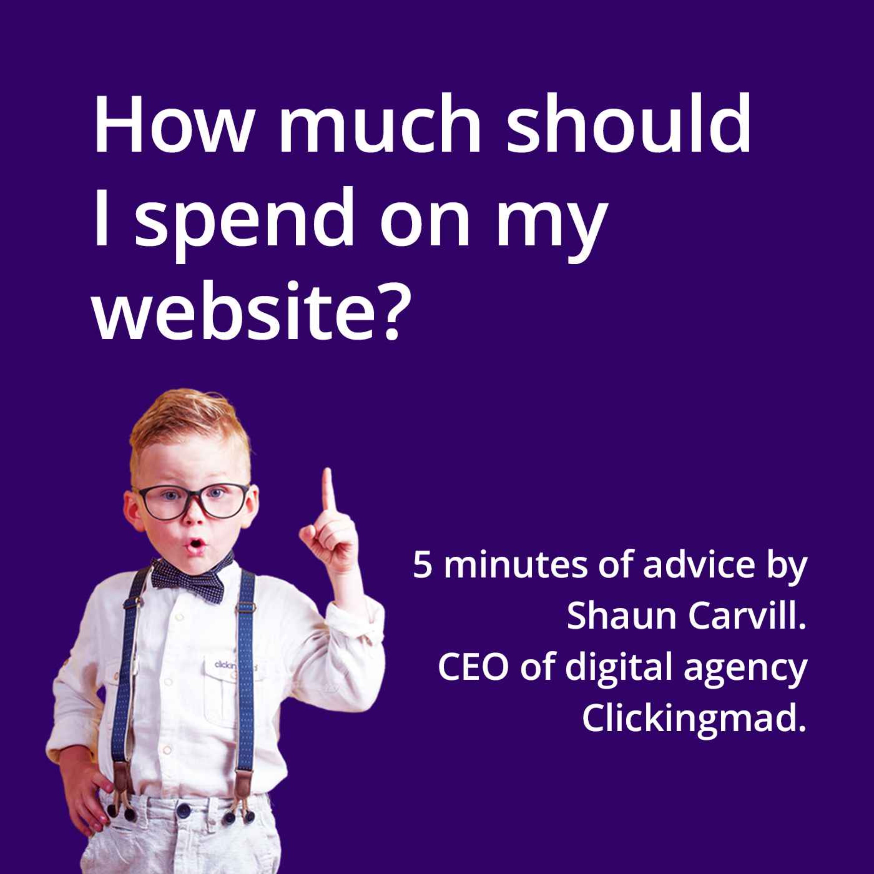 How much should I spend on my website? episode artwork