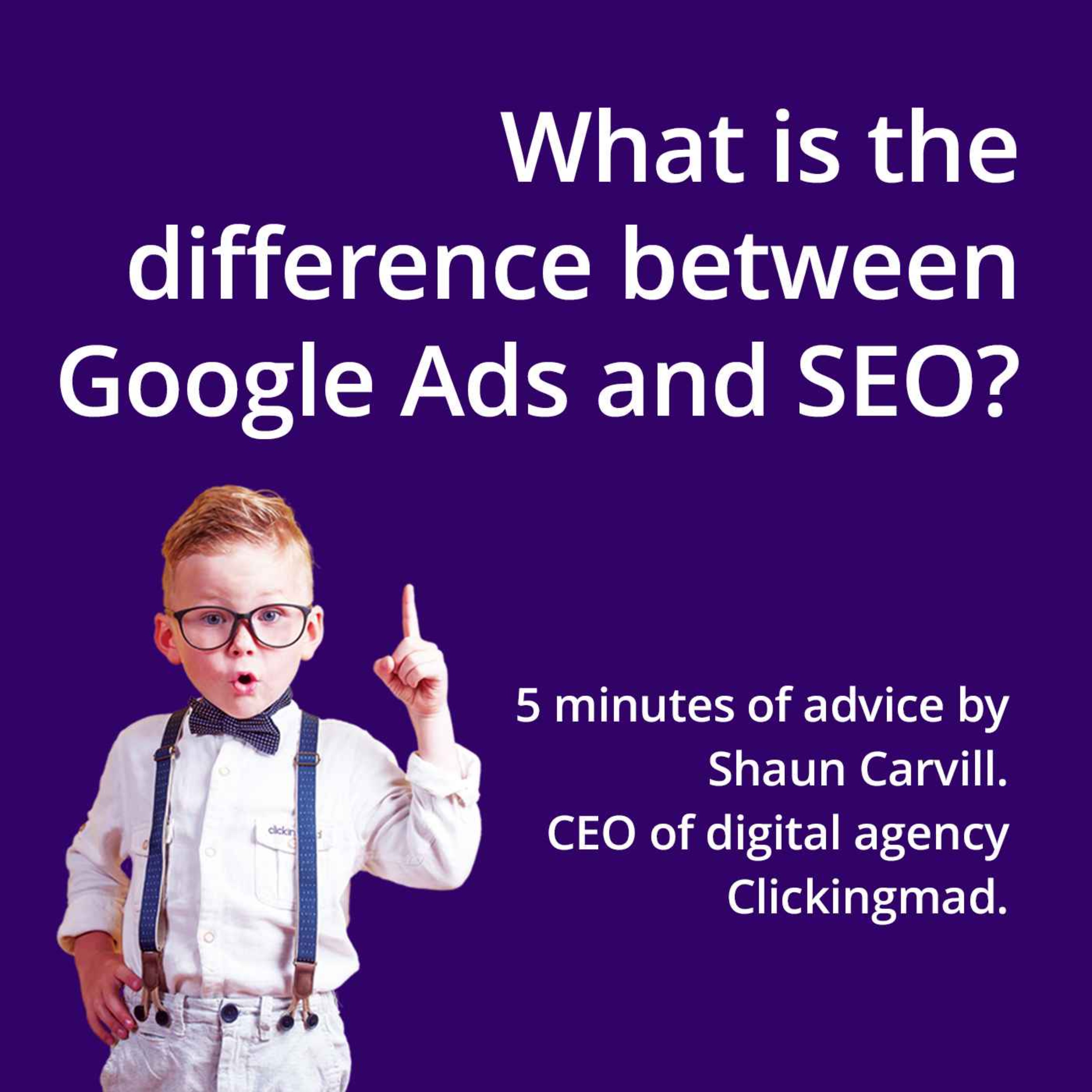 What is the difference between Google Ads and SEO? episode artwork