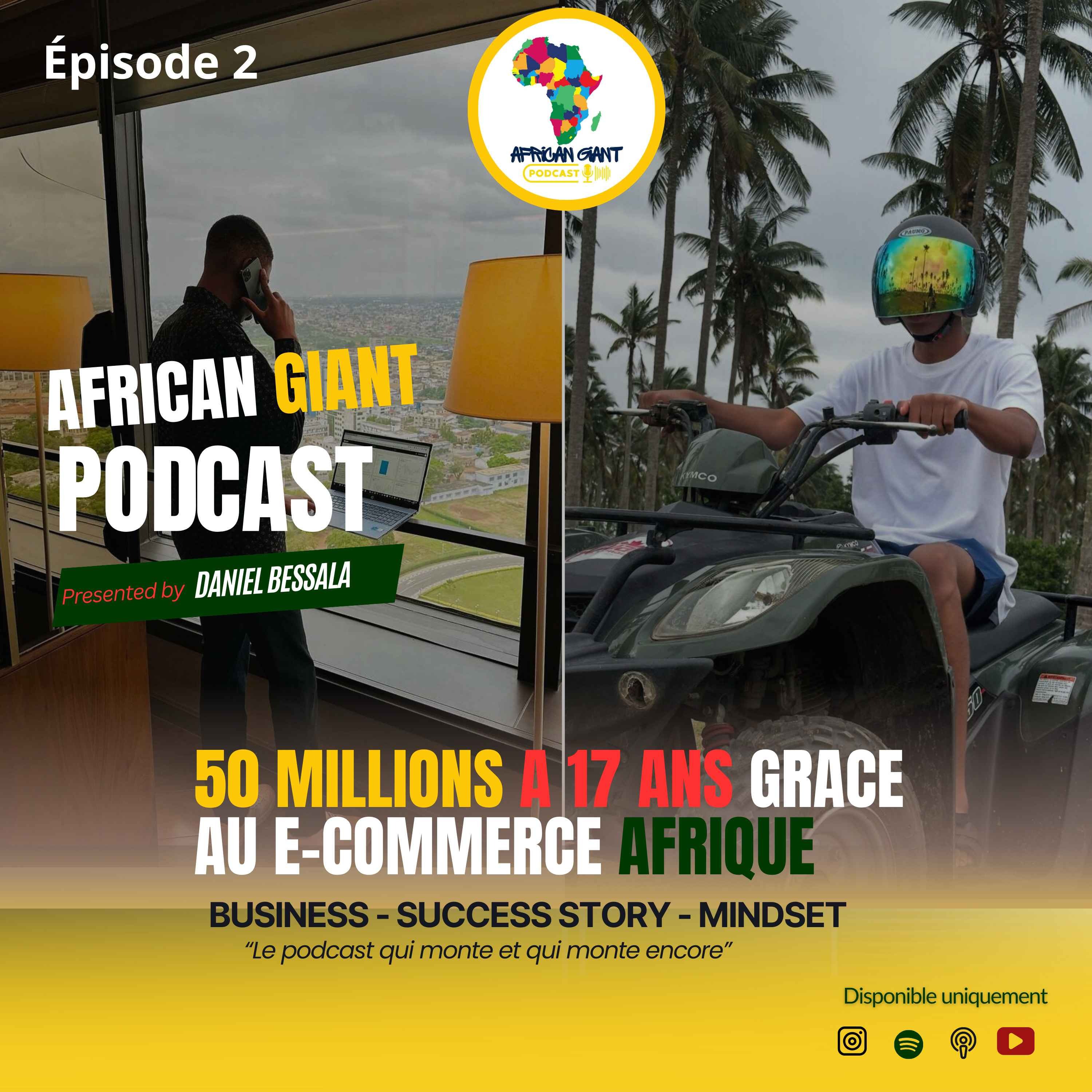 J'ai commencé le e-commerce en Afrique avec 12 000 FCFA et aujourd'hui j'ai passé la barre des 50 millions de chiffre d'affaires. episode artwork
