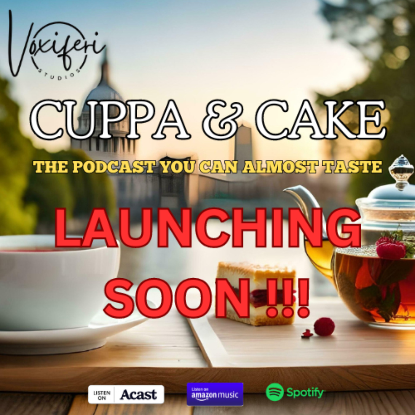 Cuppa and Cake - The Podcast - arriving November 2024