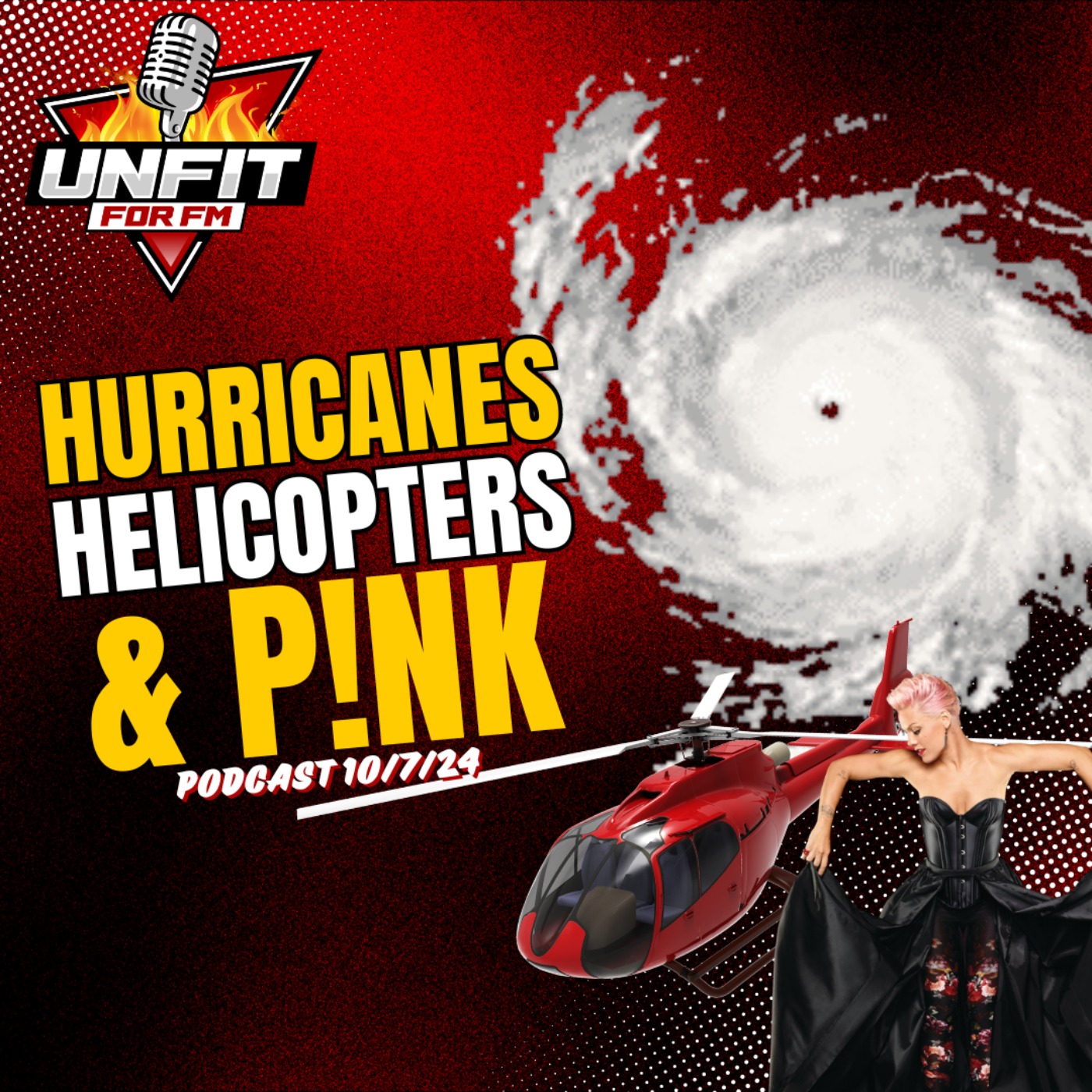 Hurricanes, Helicopters  & Pink  episode artwork