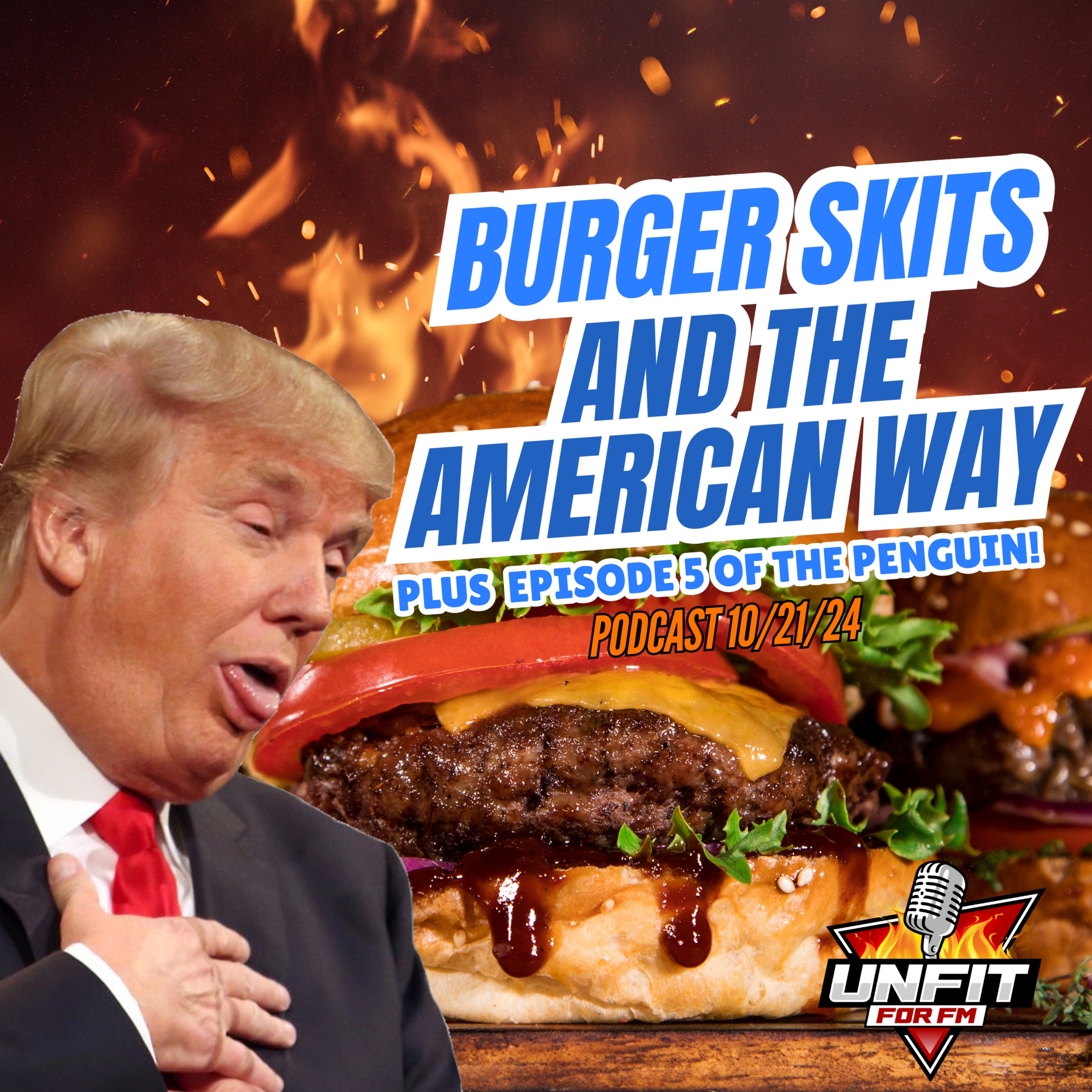 Burger Skits and the American Way! episode artwork